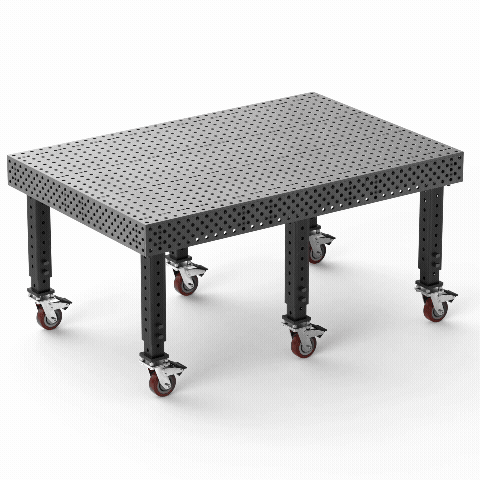 Alpha, 5-Sided, 6' x 4' (72" x 48") Table, 5/8" System