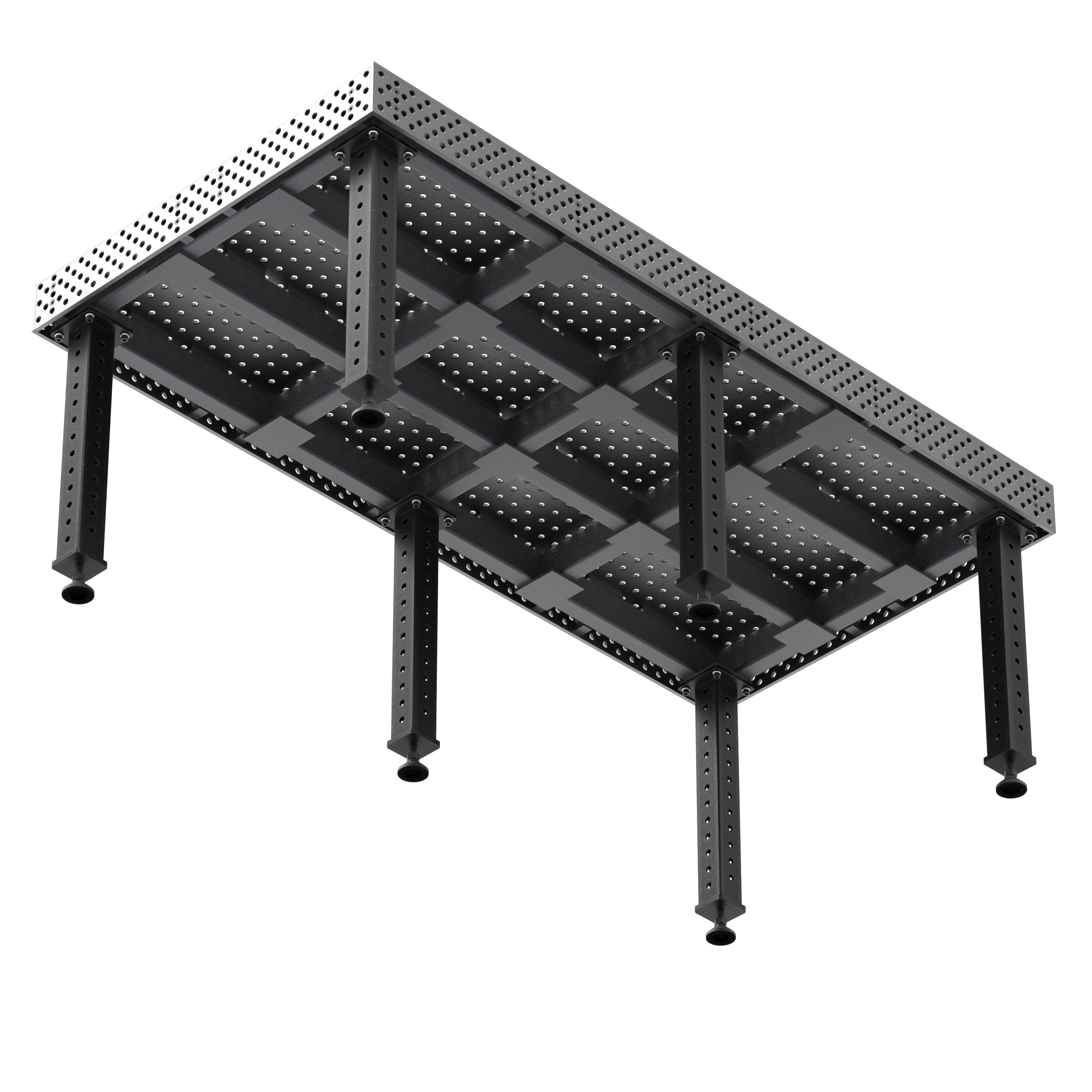 Alpha, 5-Sided, 8' x 4' (96" x 48") Table, 5/8" System
