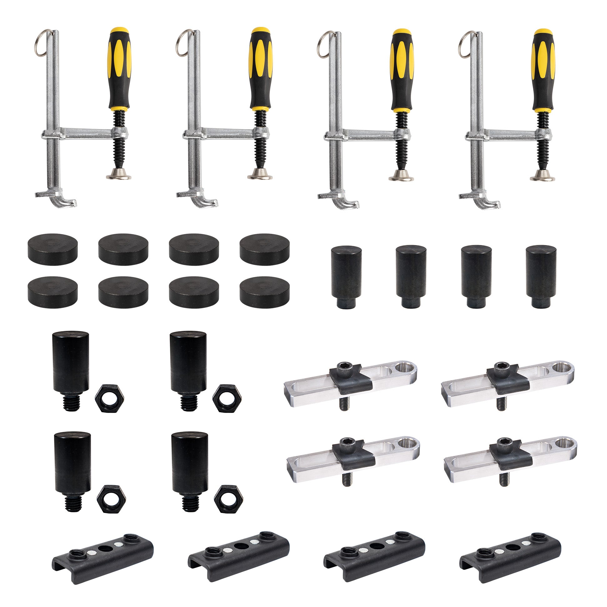 Kit de sujeción de 28 piezas, compatible con FixiPoint de 16 mm 