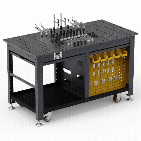 Rhino Cart 60" x 30" Mobile Work Station