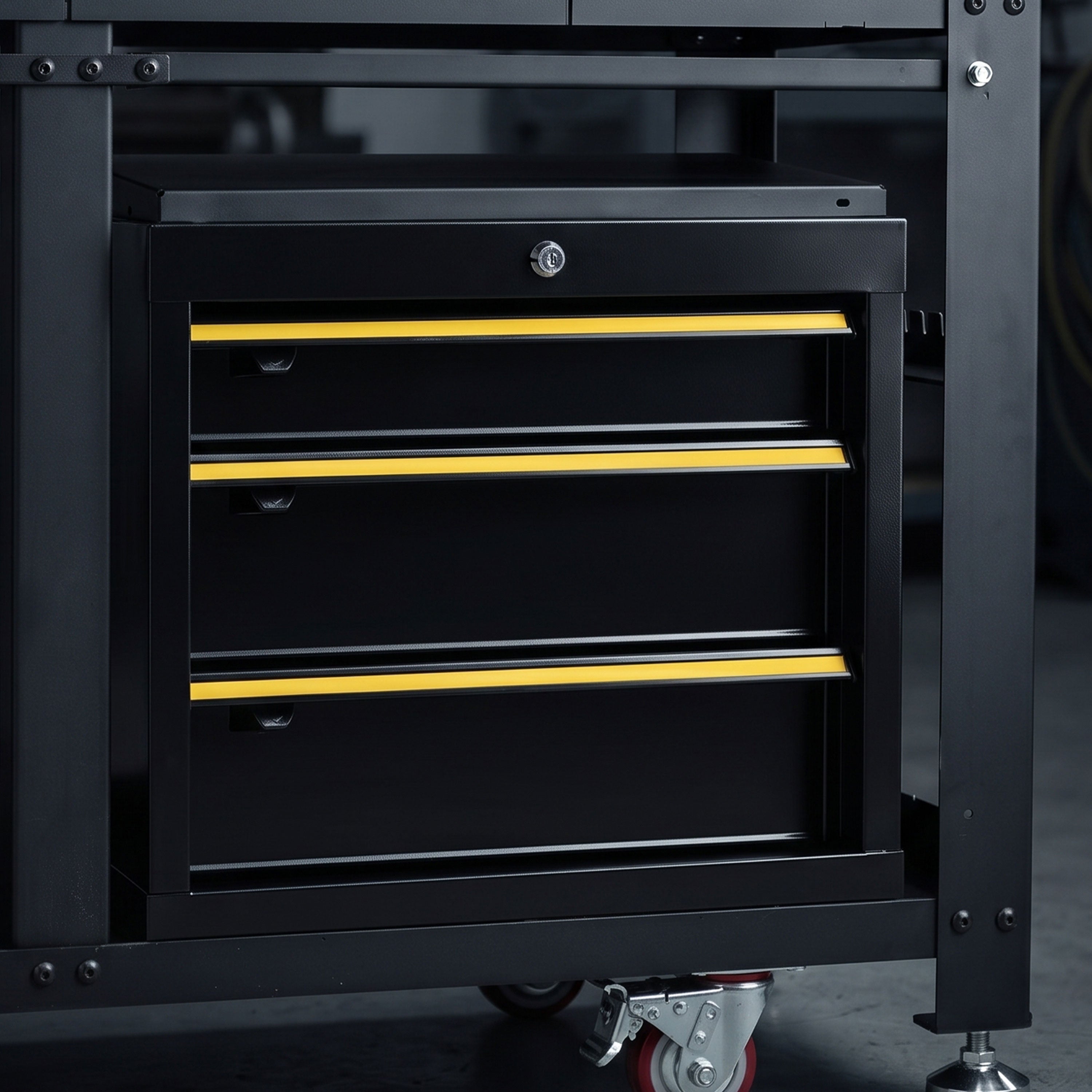 Cajas de herramientas de almacenamiento para carritos Rhino