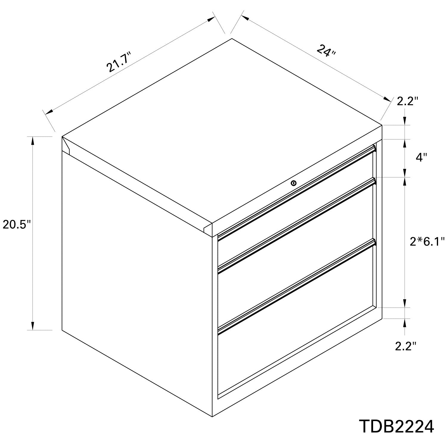 Cajas de herramientas de almacenamiento para carritos Rhino