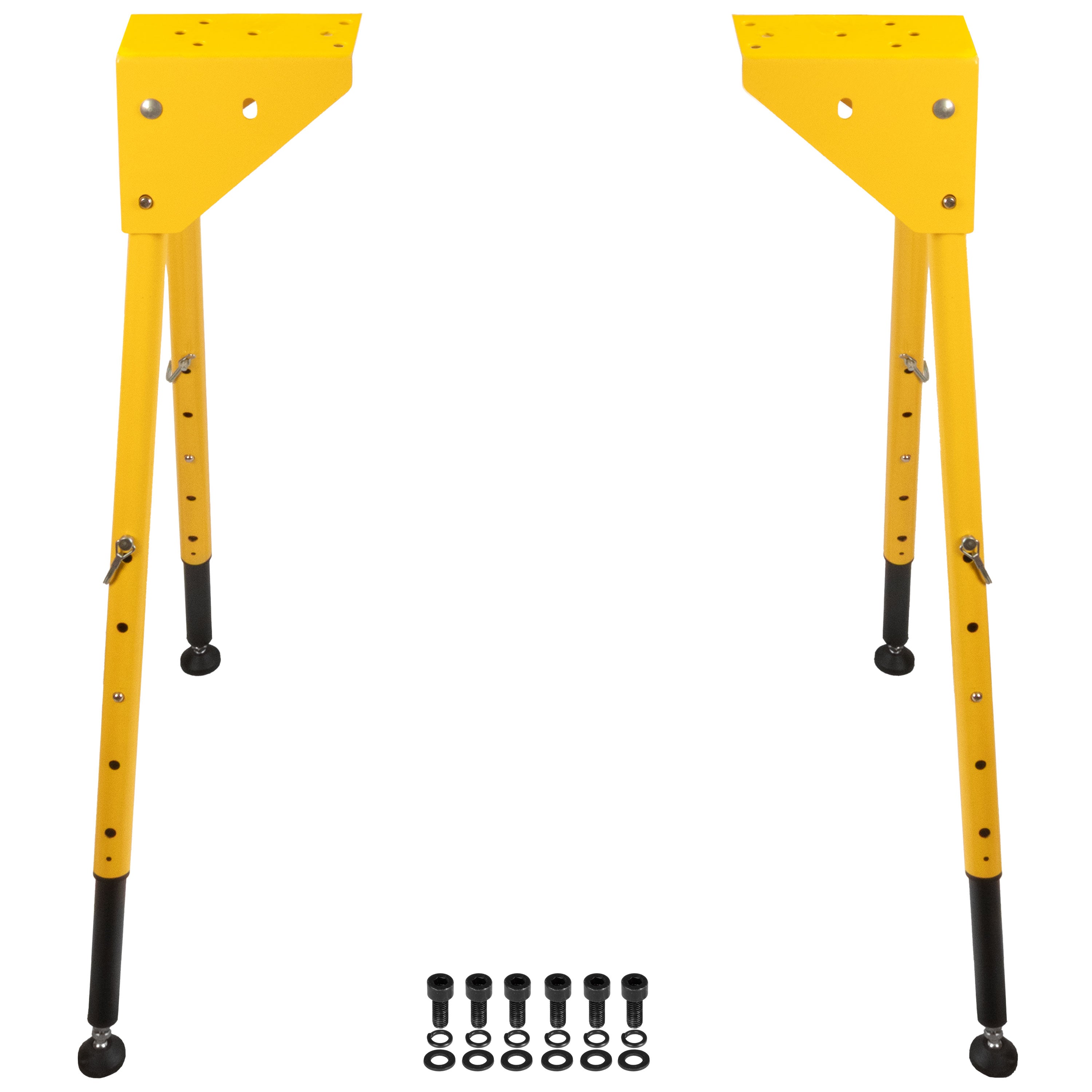 Height Adjustable Saw Horse Legs, Heavy Duty