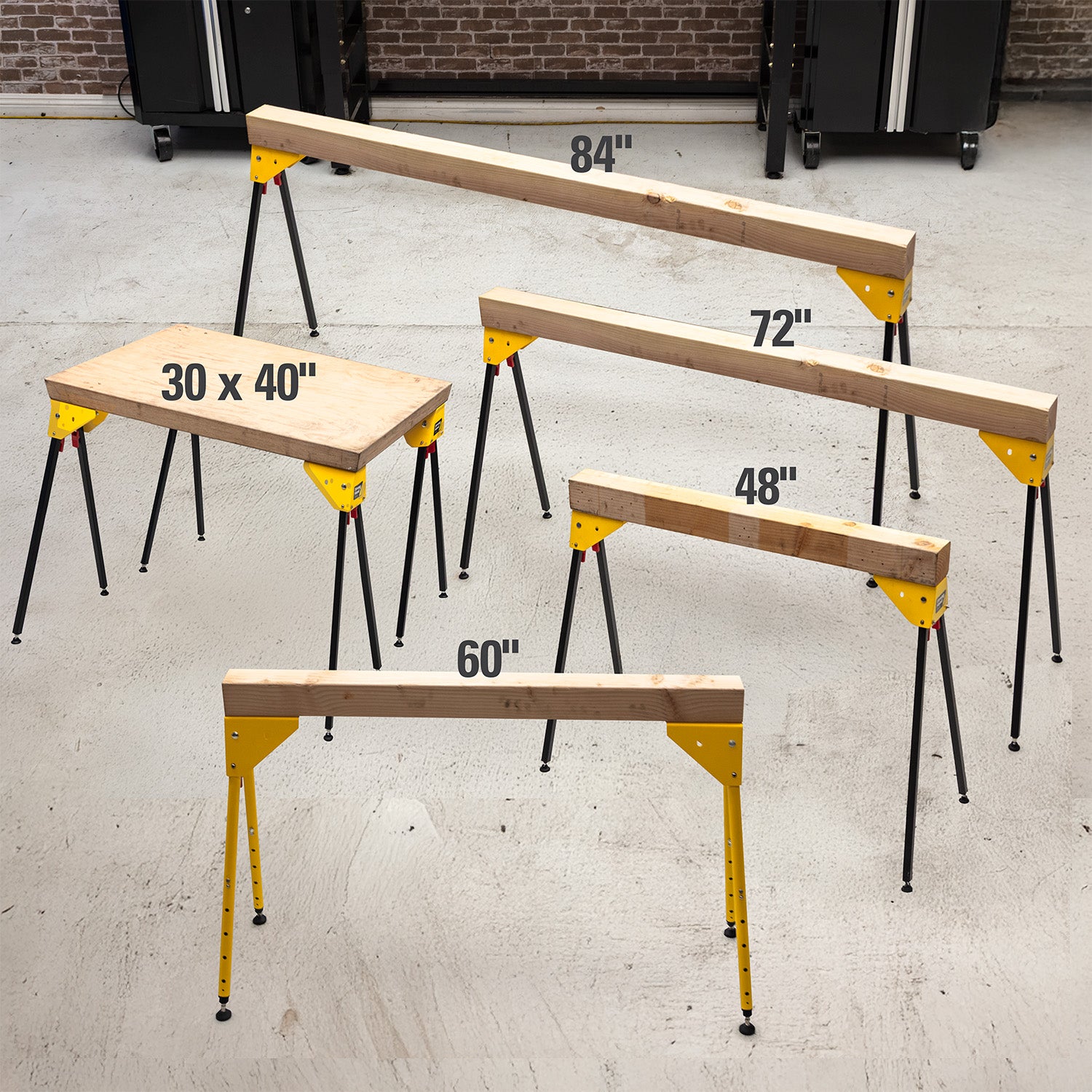 Sawhorse Legs, DIY Sawhorse Kit