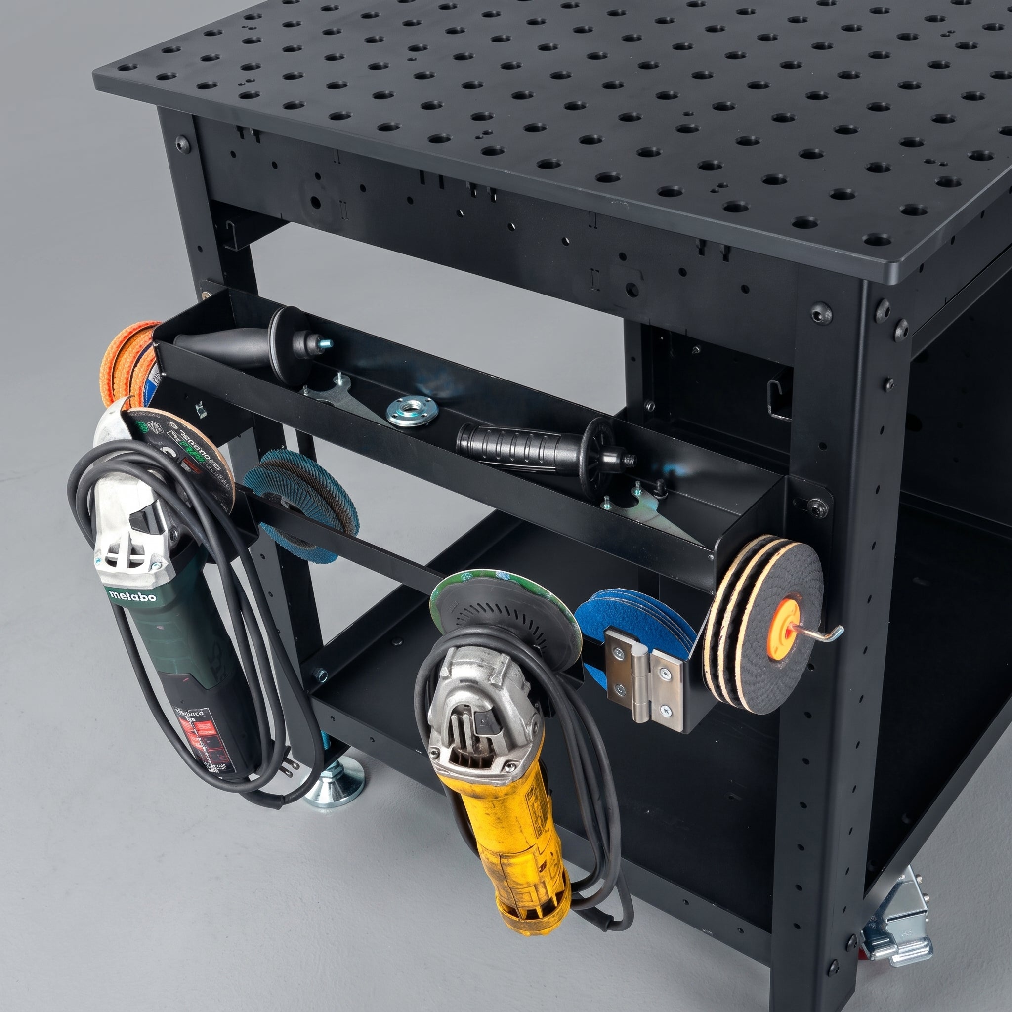 Grinder Storage Rack for Rhino Carts
