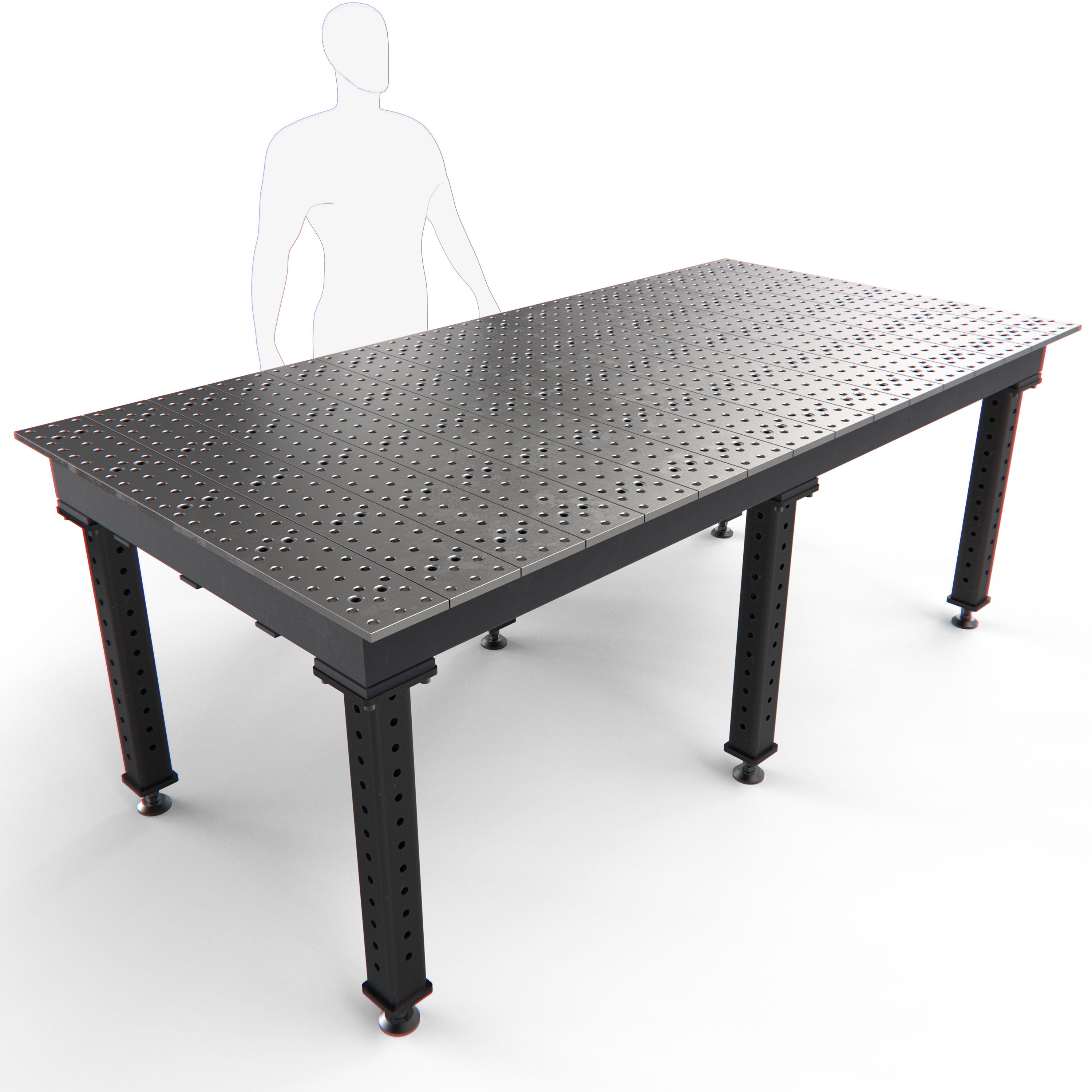 MAX 8' x 4' (96" x 48") Table, 5/8" System