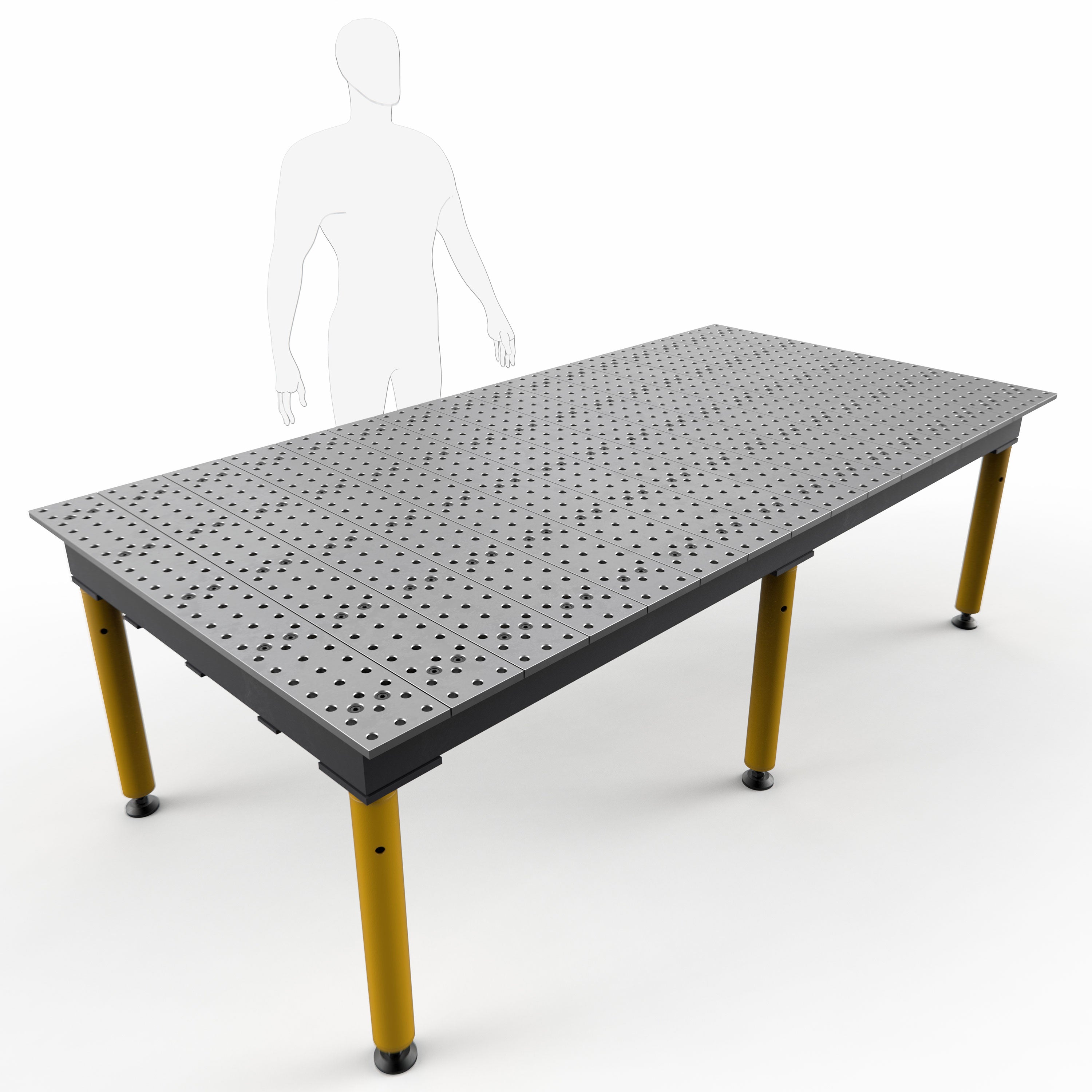 MAX 8' x 4' (96" x 48") Table, 5/8" System