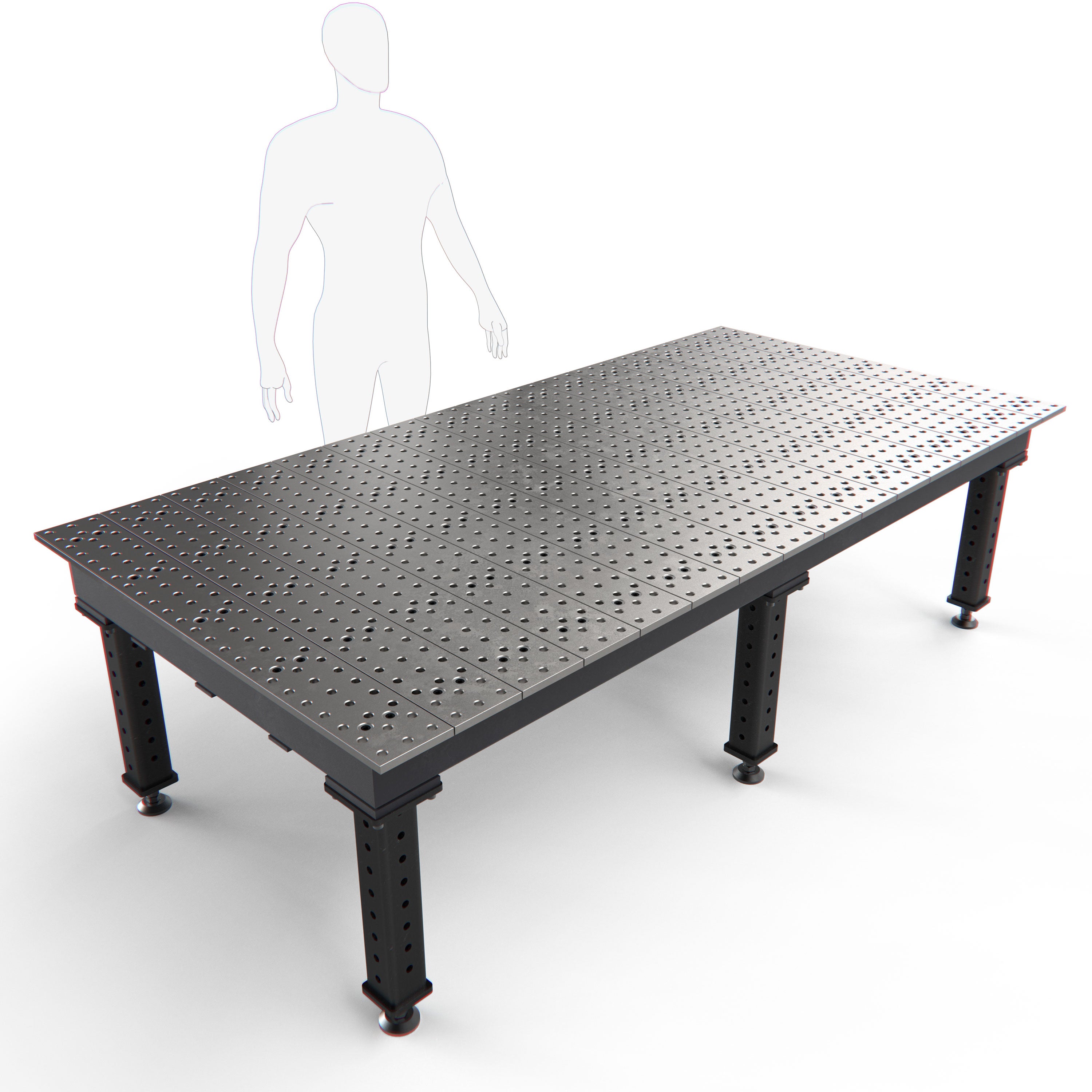 MAX 8' x 4' (96" x 48") Table, 5/8" System