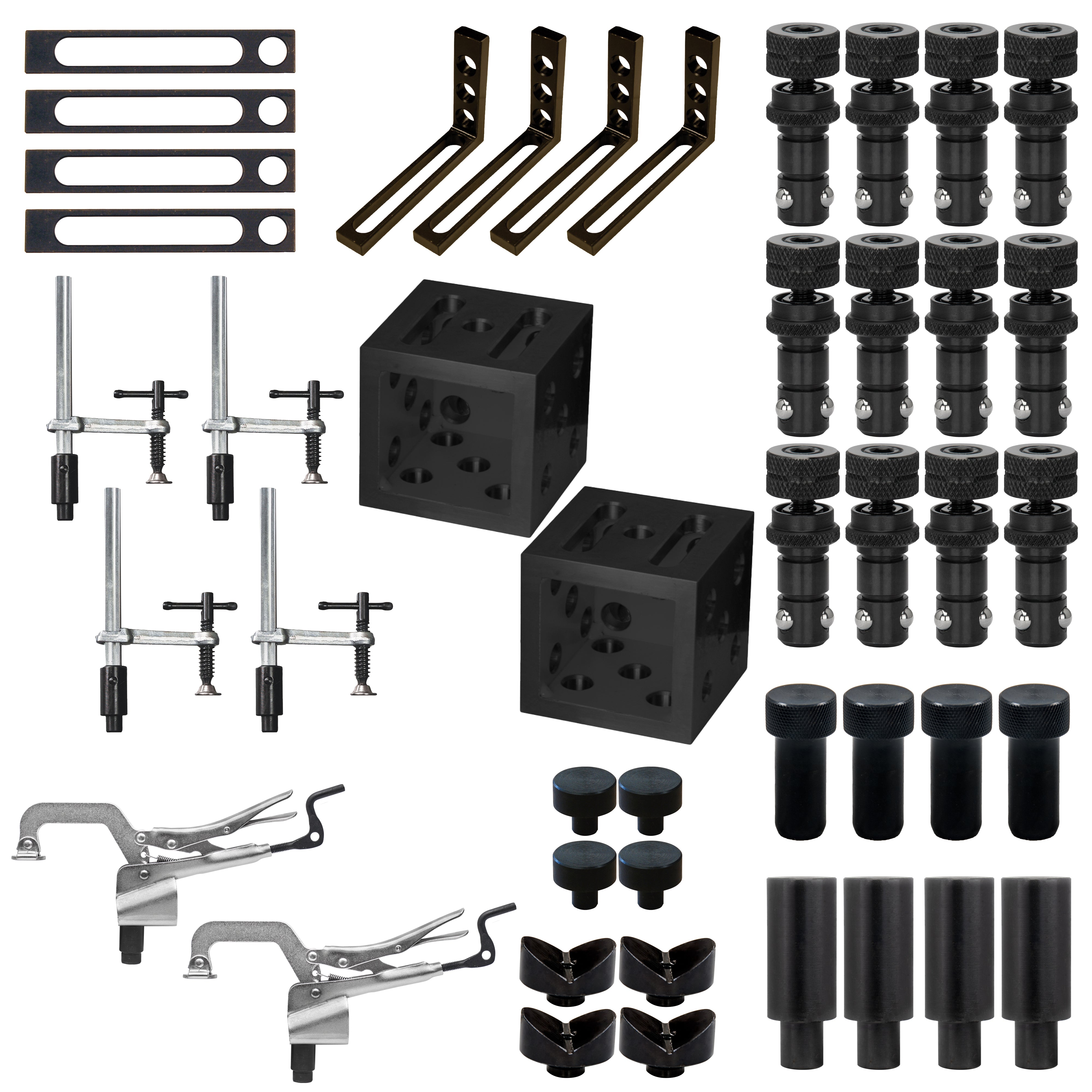 44-pc Fixturing Kit, Fits 5/8