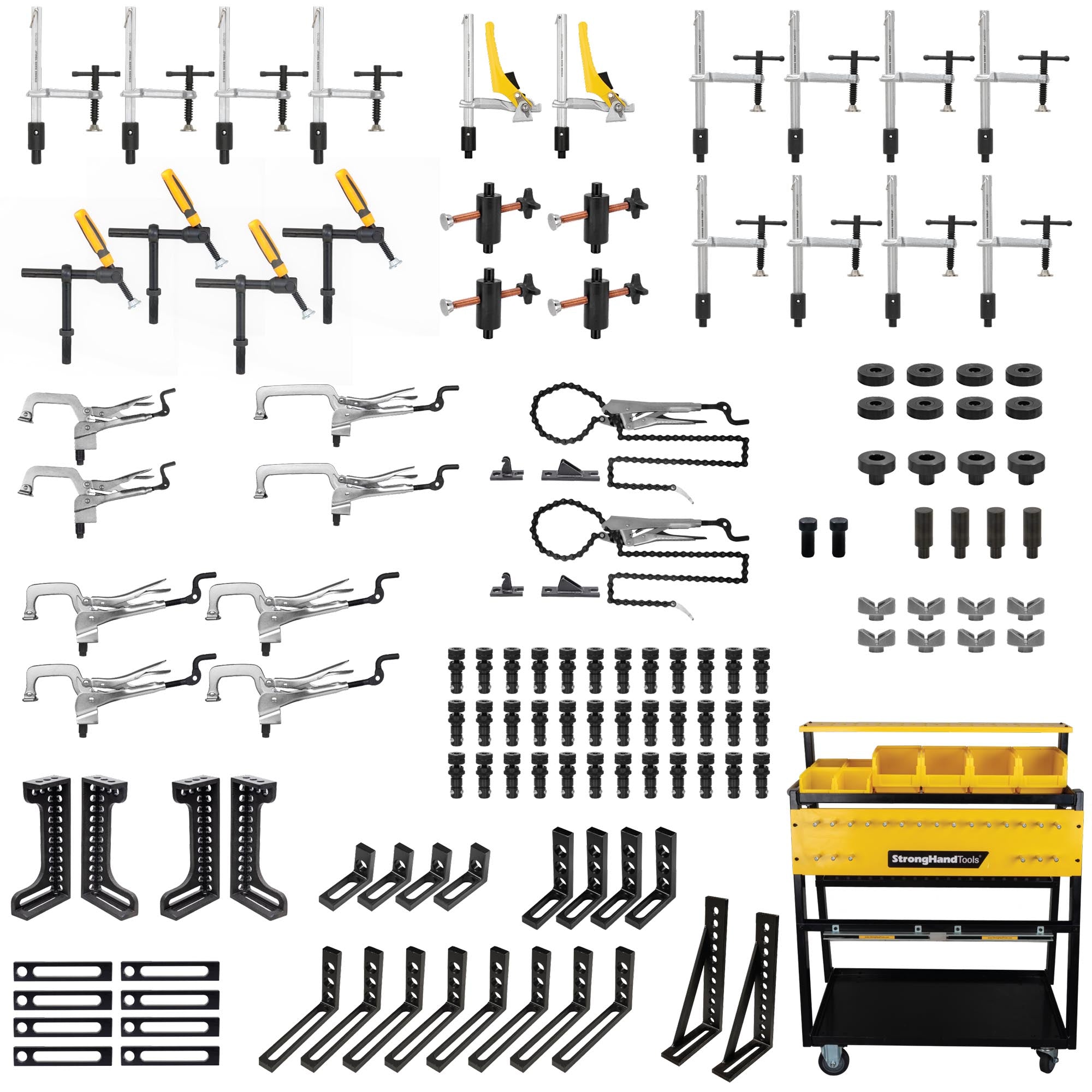 127-pc. Fixturing Kit, Fit 5/8 Holes