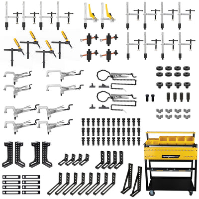 127-pc. Fixturing Kit, Fit 5/8 Holes