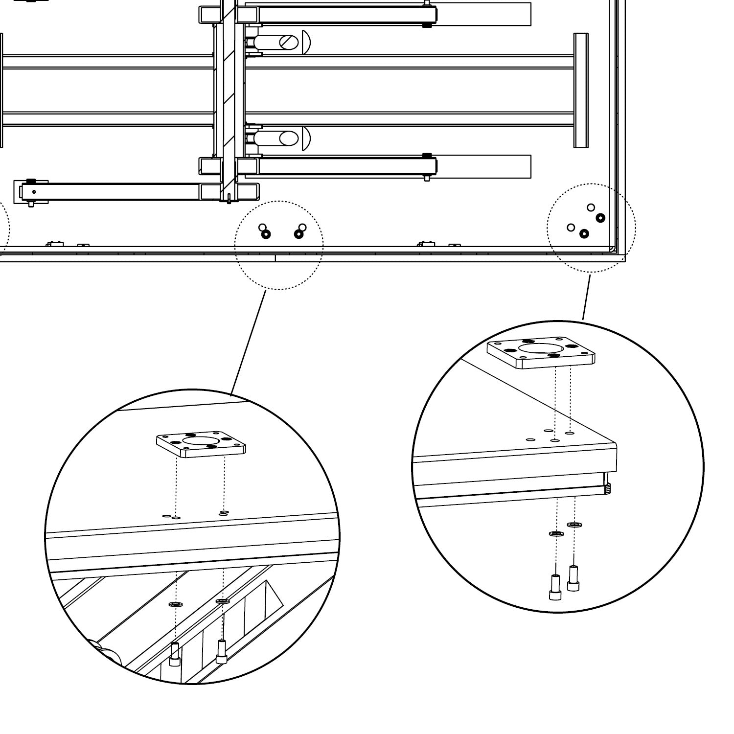 Mounting Adapter Plates for Scissor Lift HSLT600 – Strong Hand Tools