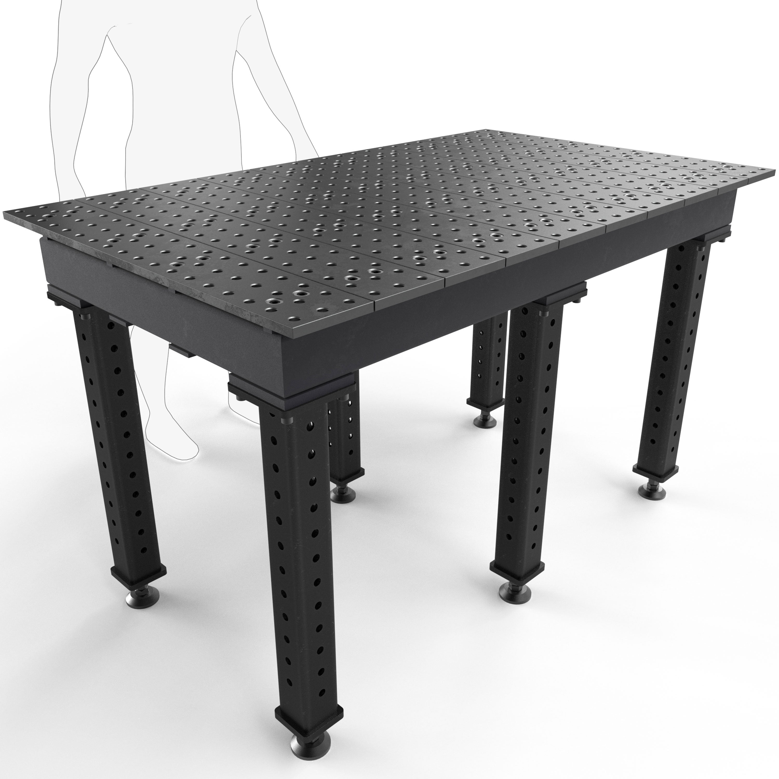 Max 5' × 3' (60" x 36") Tables, 5/8" System