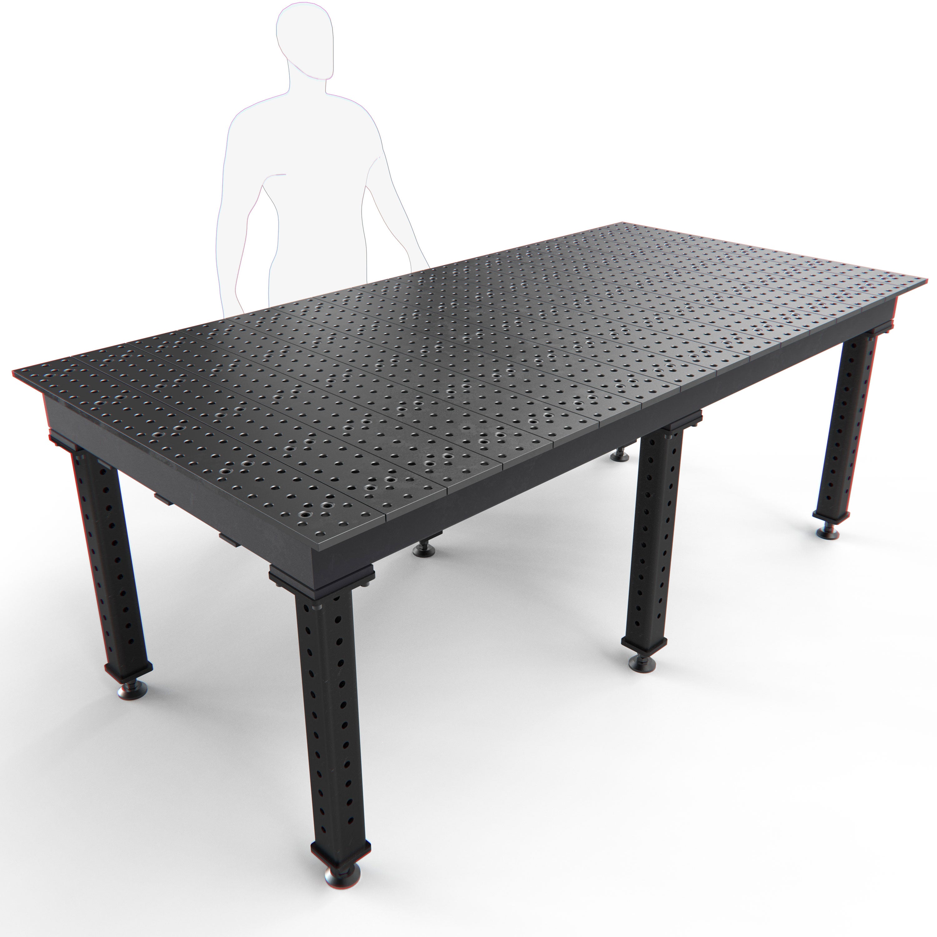 MAX 8' x 4' (96" x 48") Table, 5/8" System