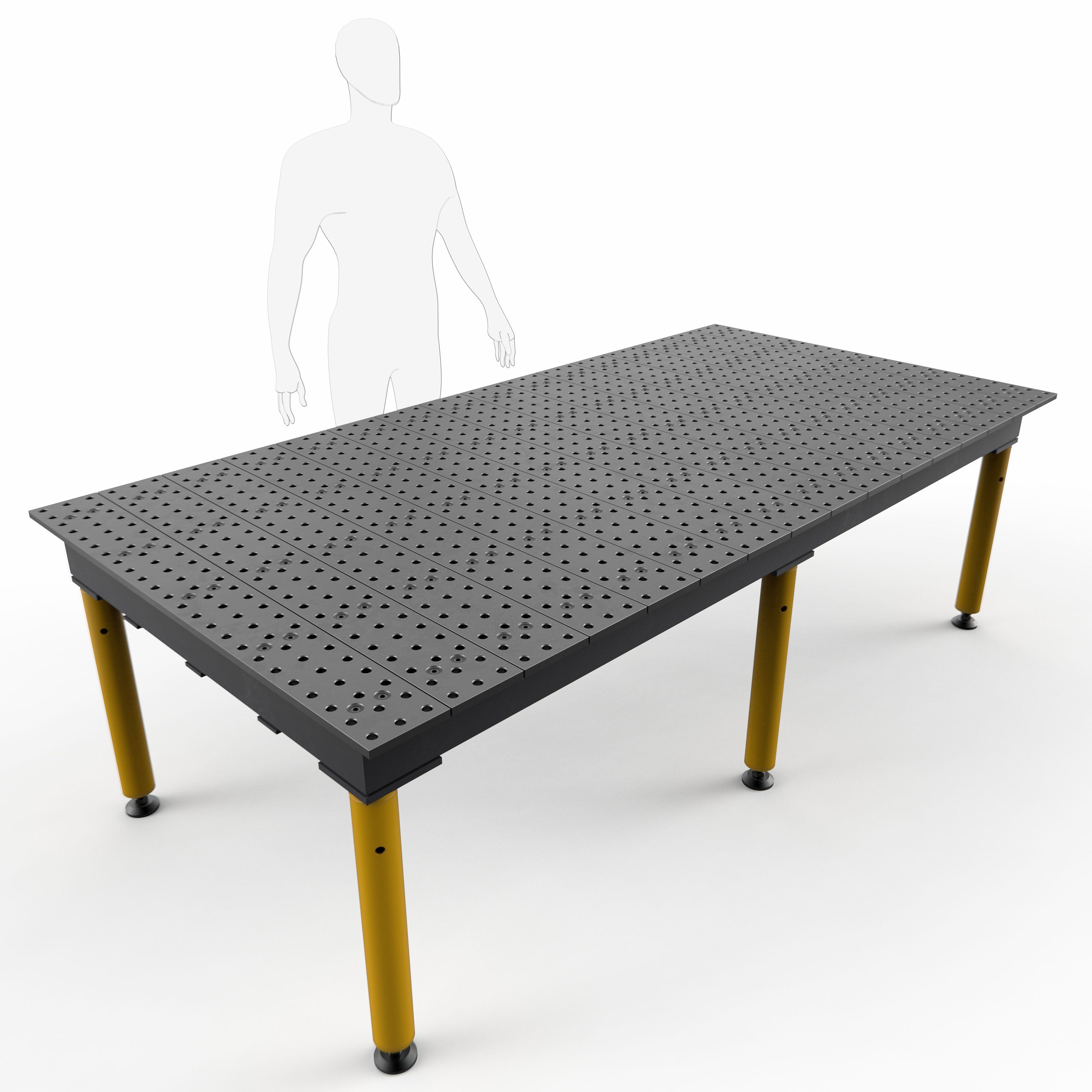 MAX 8' x 4' (96" x 48") Table, 5/8" System