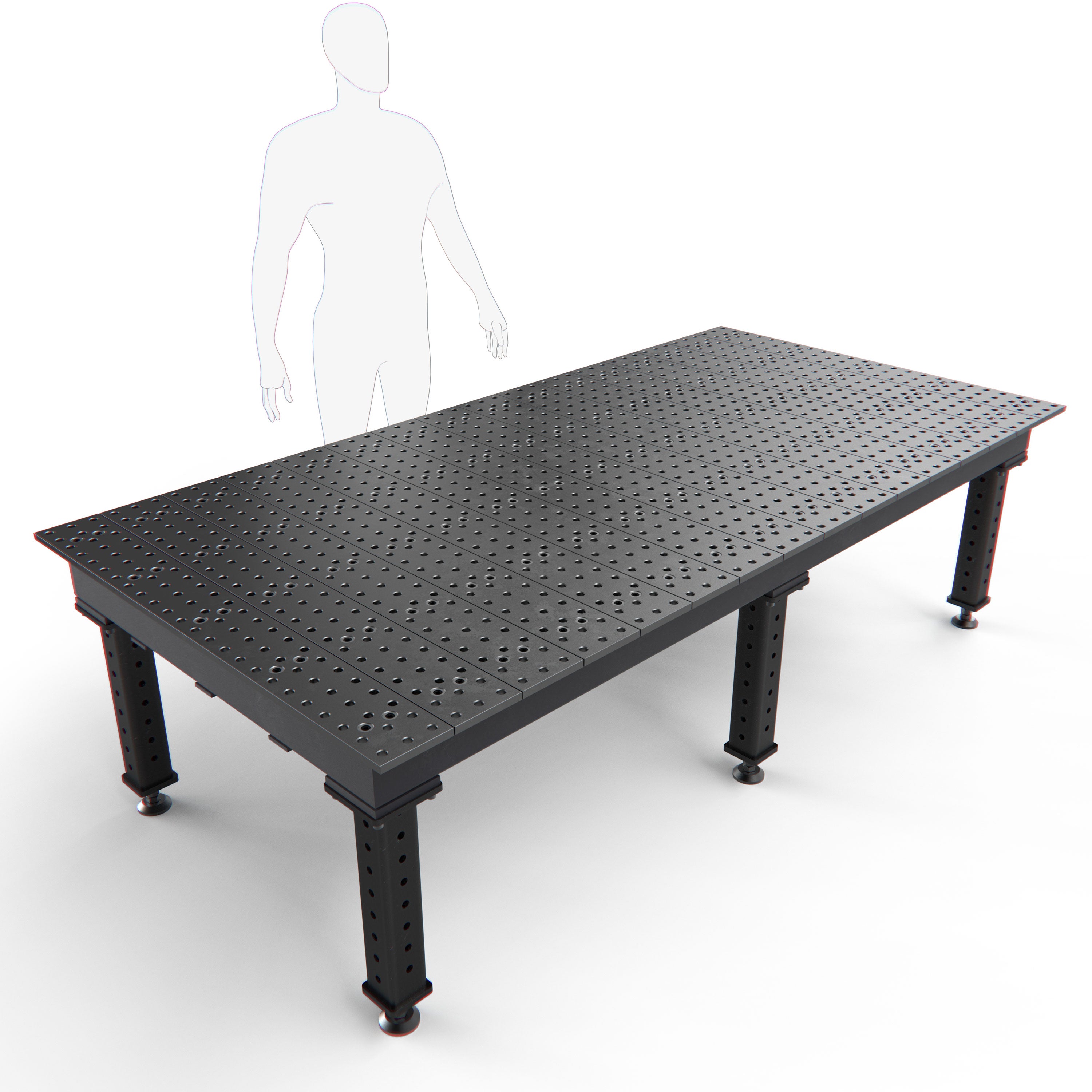 MAX 8' x 4' (96" x 48") Table, 5/8" System