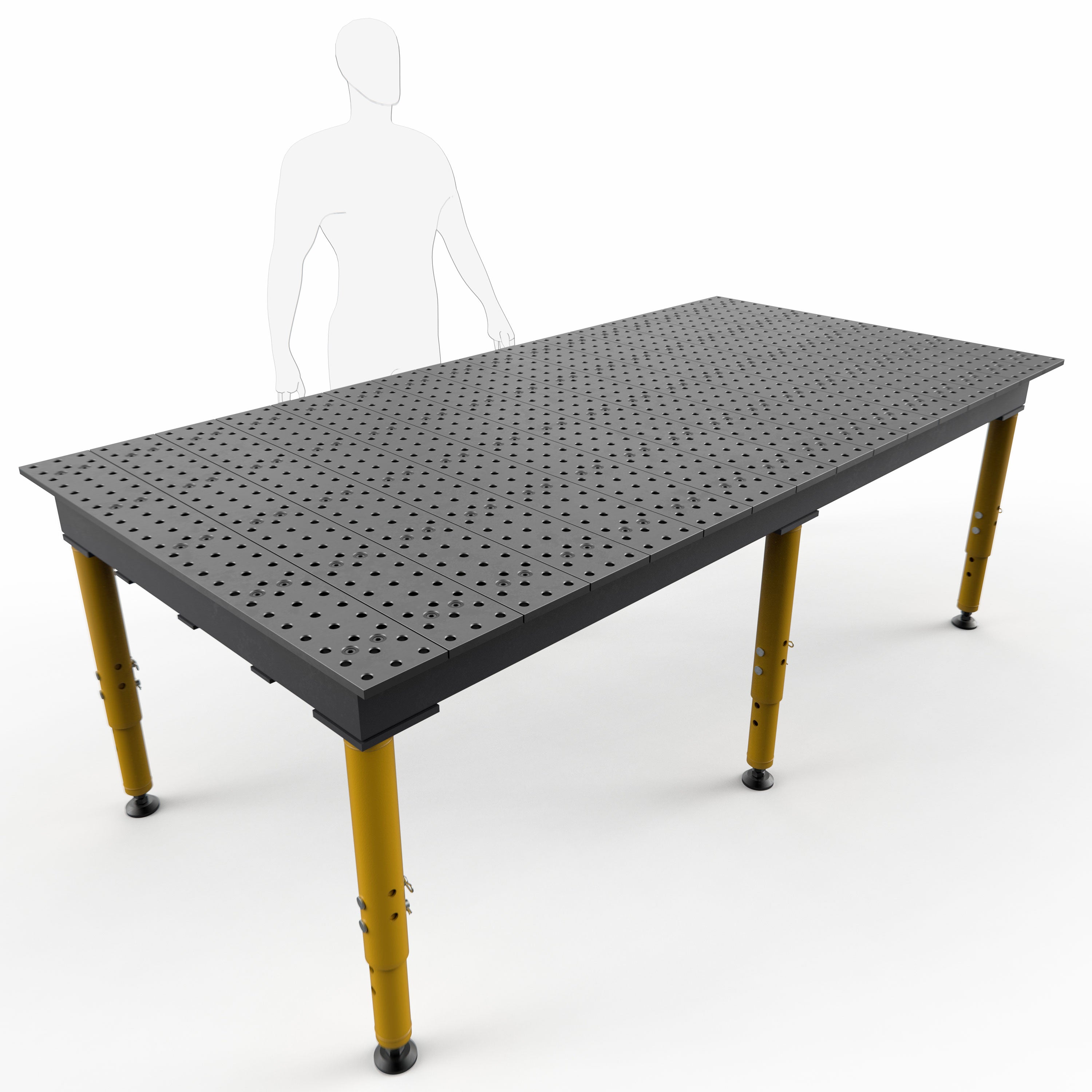 MAX 8' x 4' (96" x 48") Table, 5/8" System