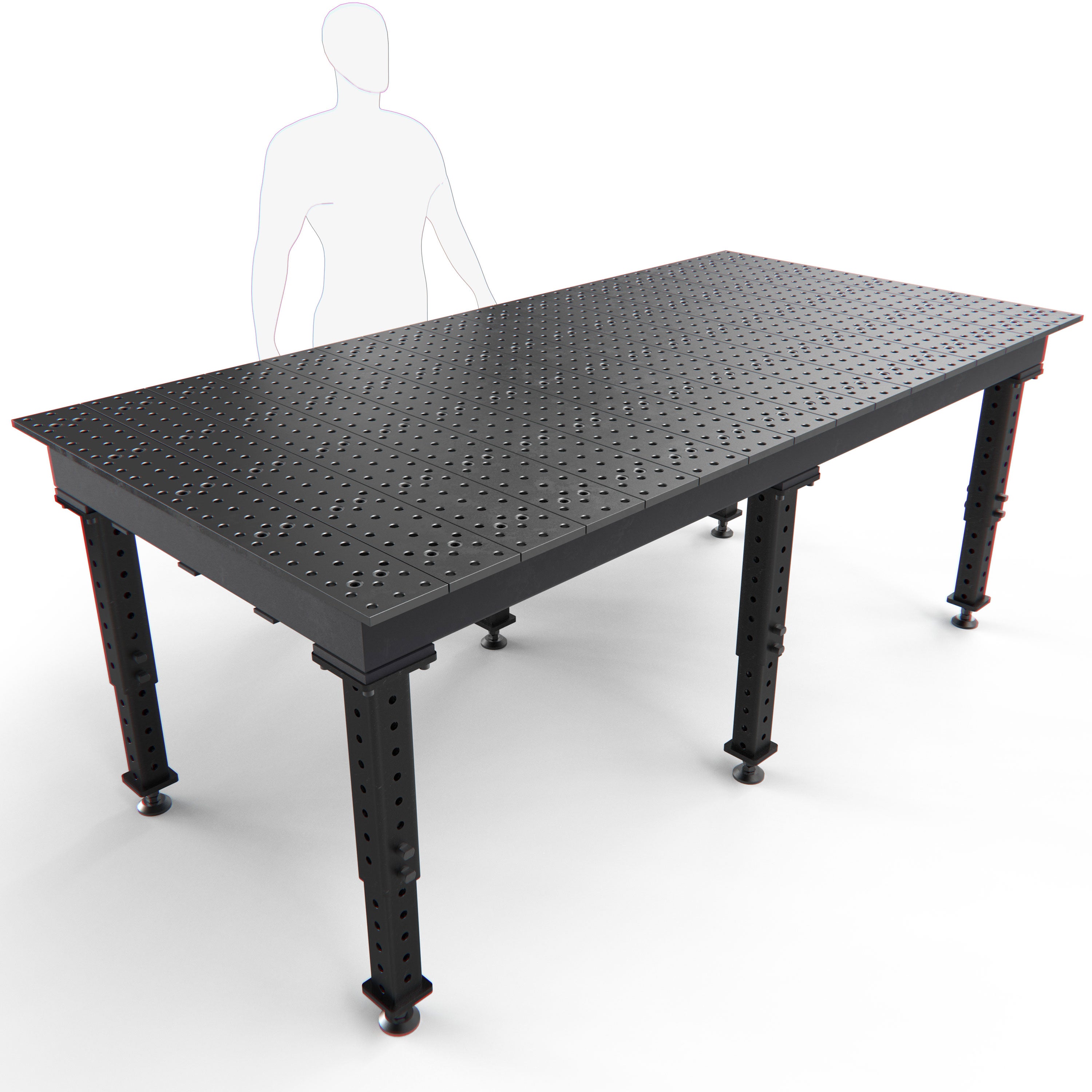 MAX 8' x 4' (96" x 48") Table, 5/8" System