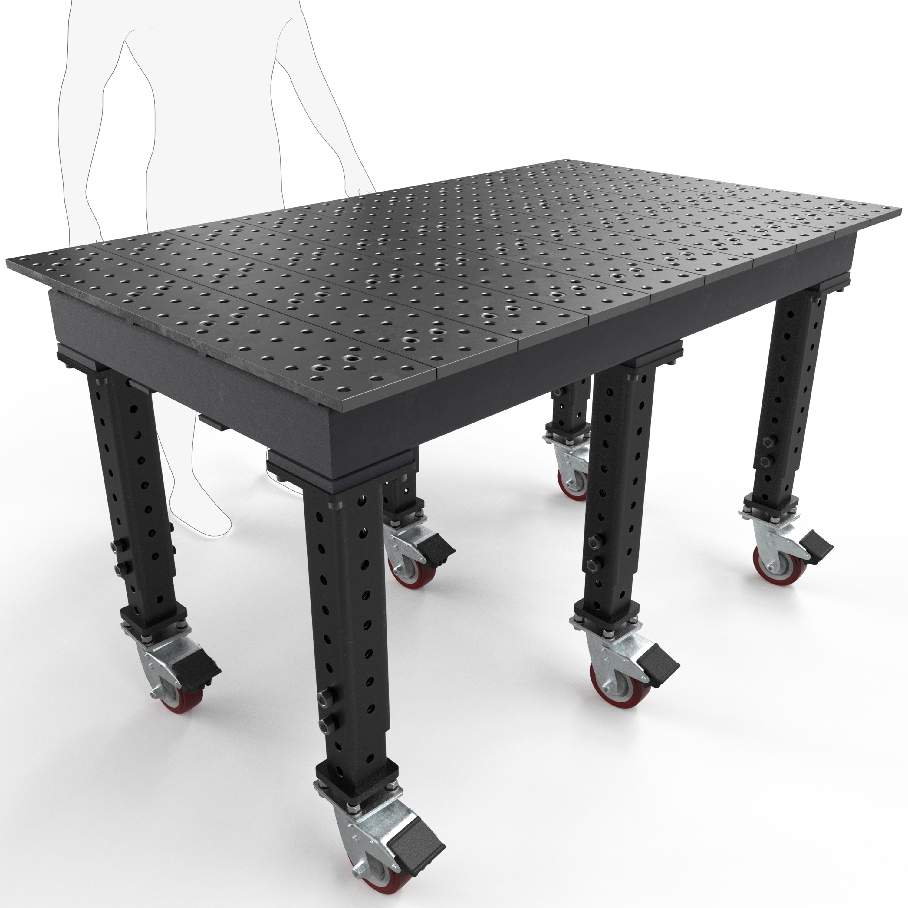 Max 5' × 3' (60" x 36") Tables, 5/8" System