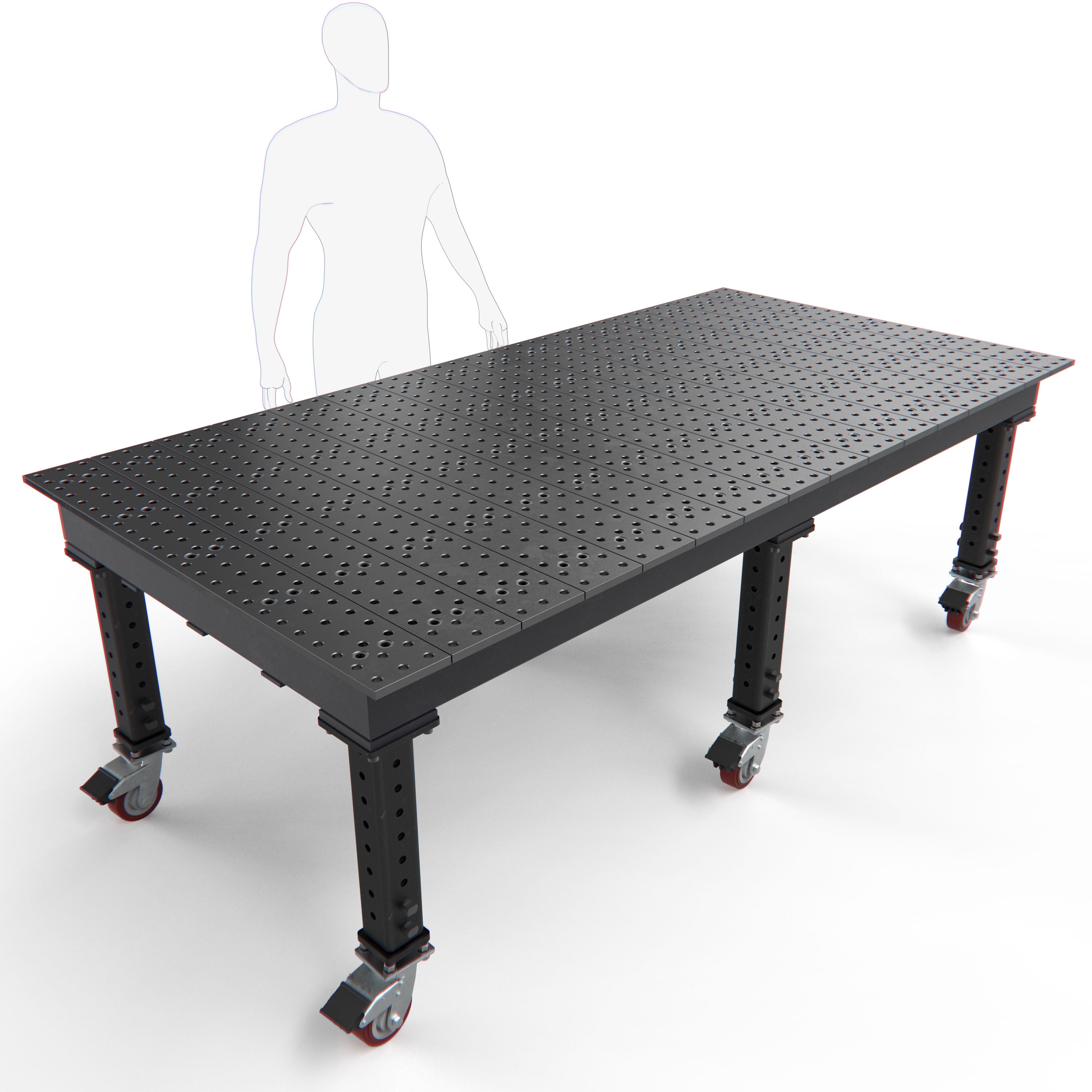 MAX 8' x 4' (96" x 48") Table, 5/8" System