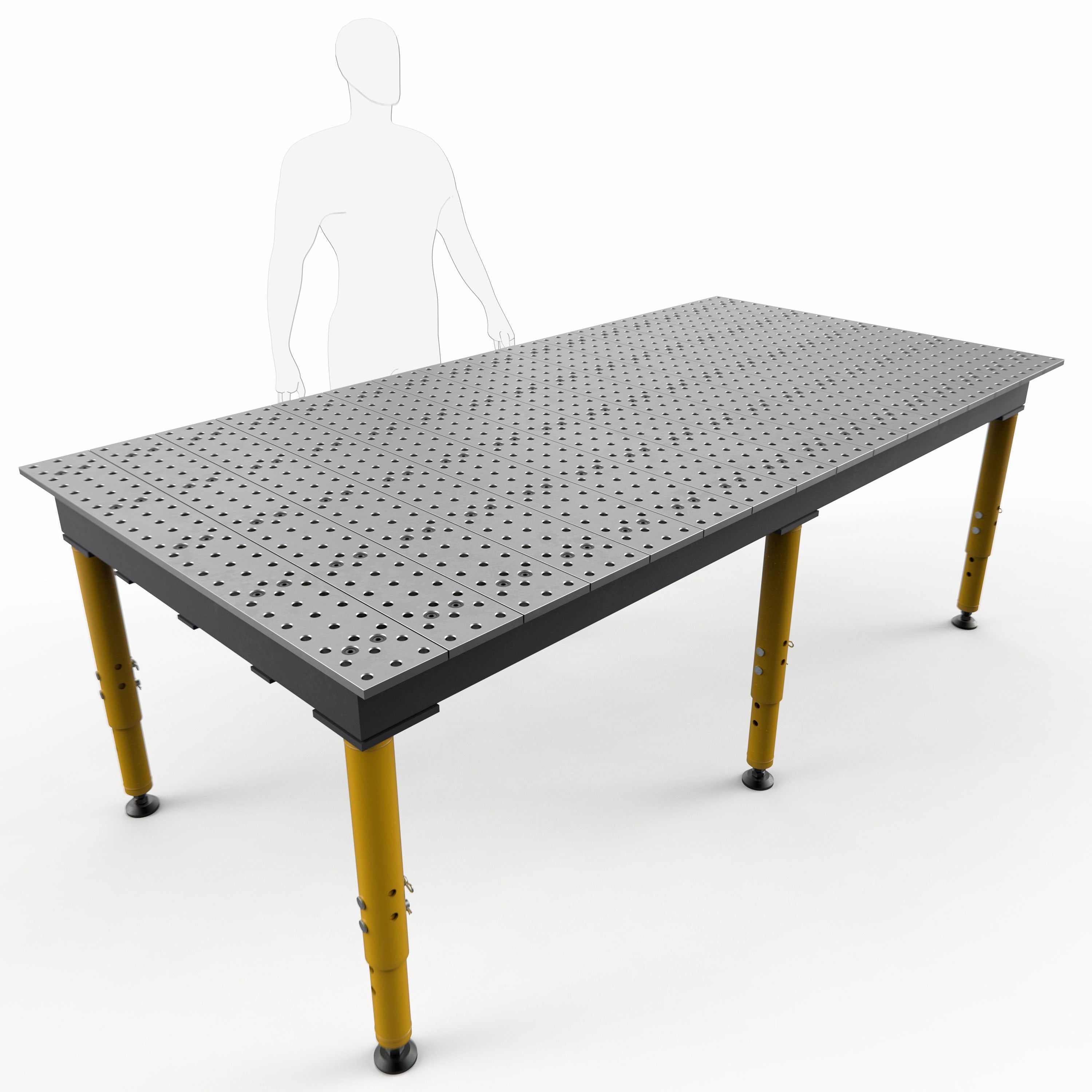 MAX 8' x 4' (96" x 48") Table, 5/8" System