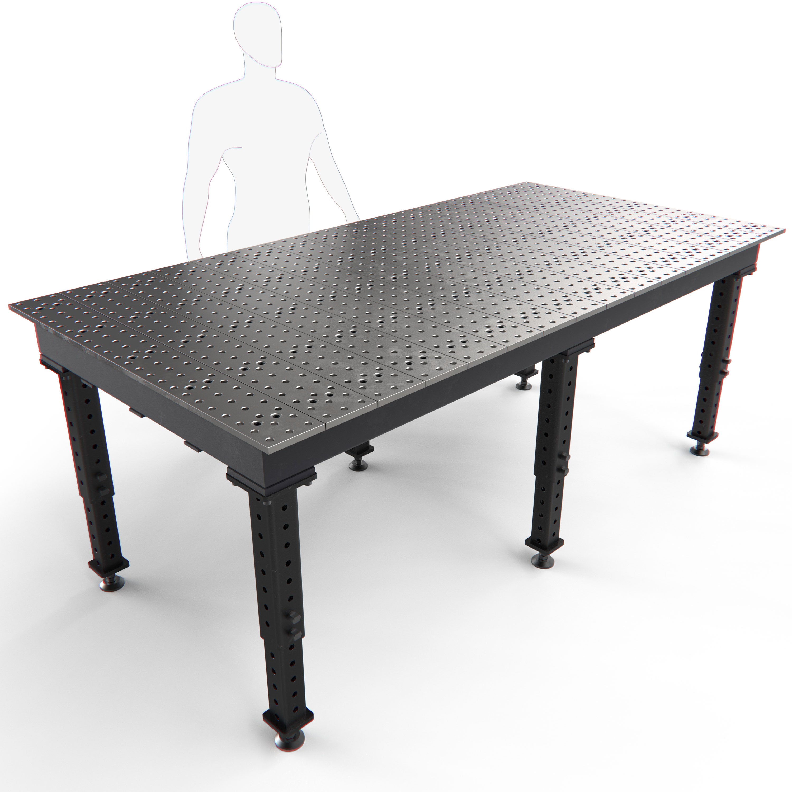 【Hinoki Iron  Table 】No.844 MAX 8' x 4' (96