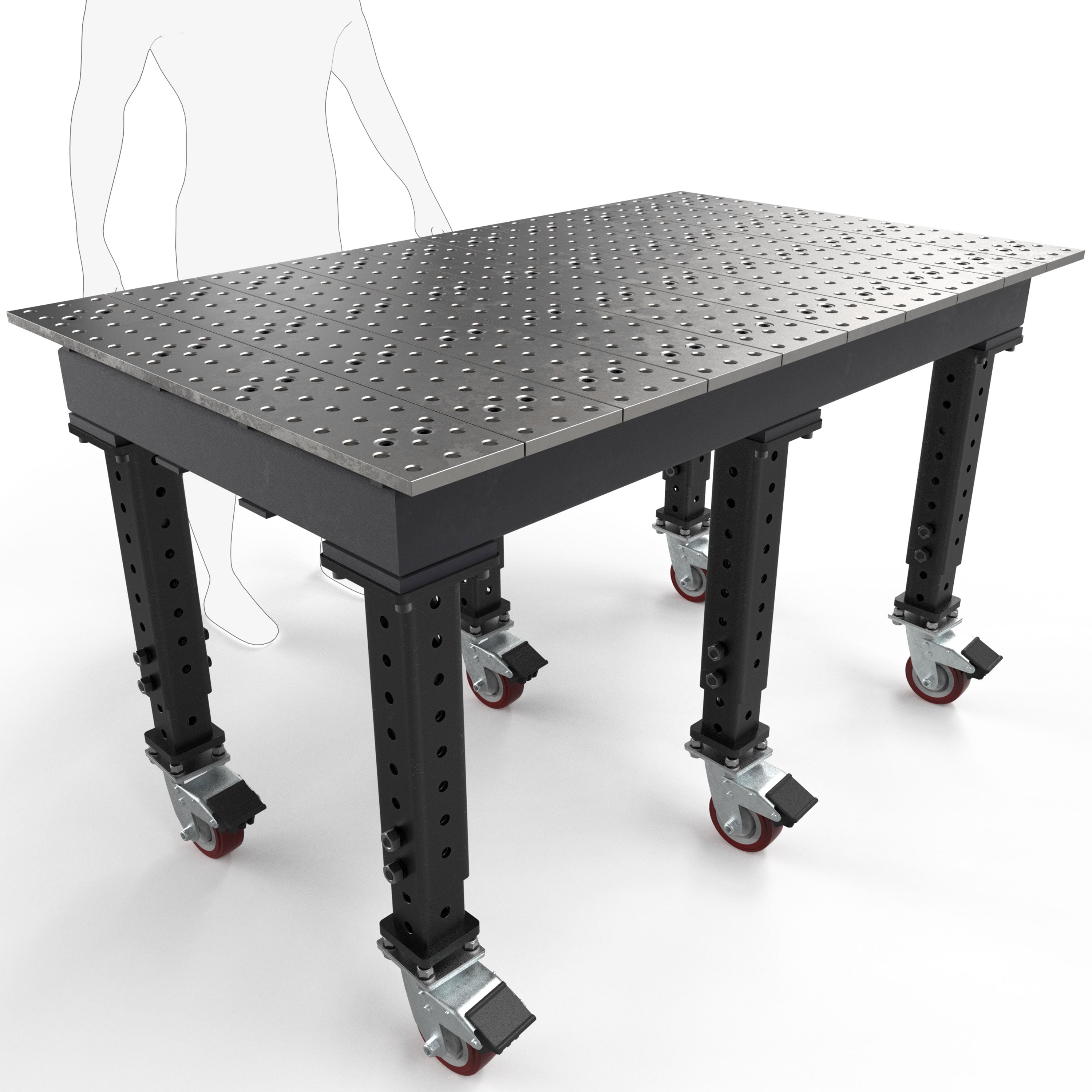 Max 5' × 3' (60" x 36") Tables, 5/8" System