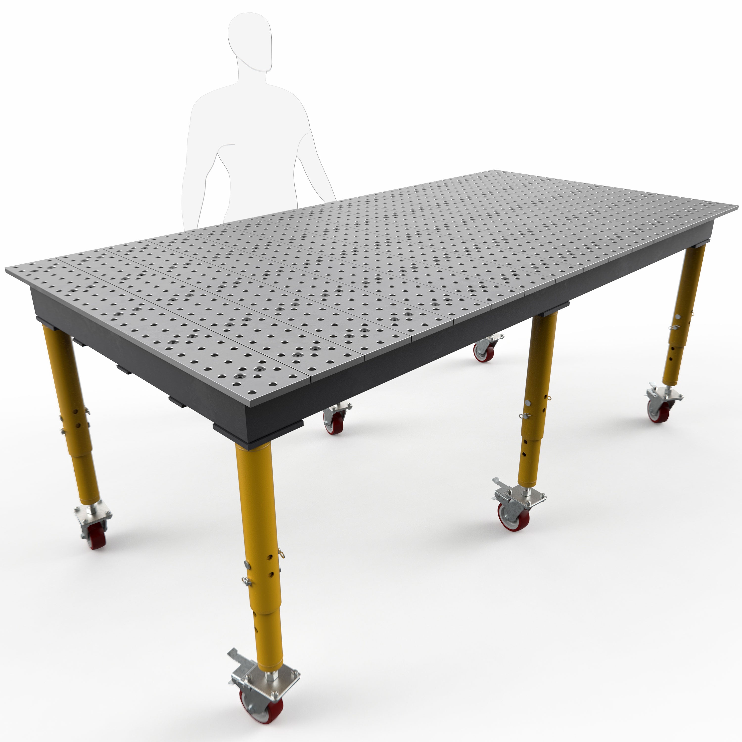 MAX 8' x 4' (96" x 48") Table, 5/8" System