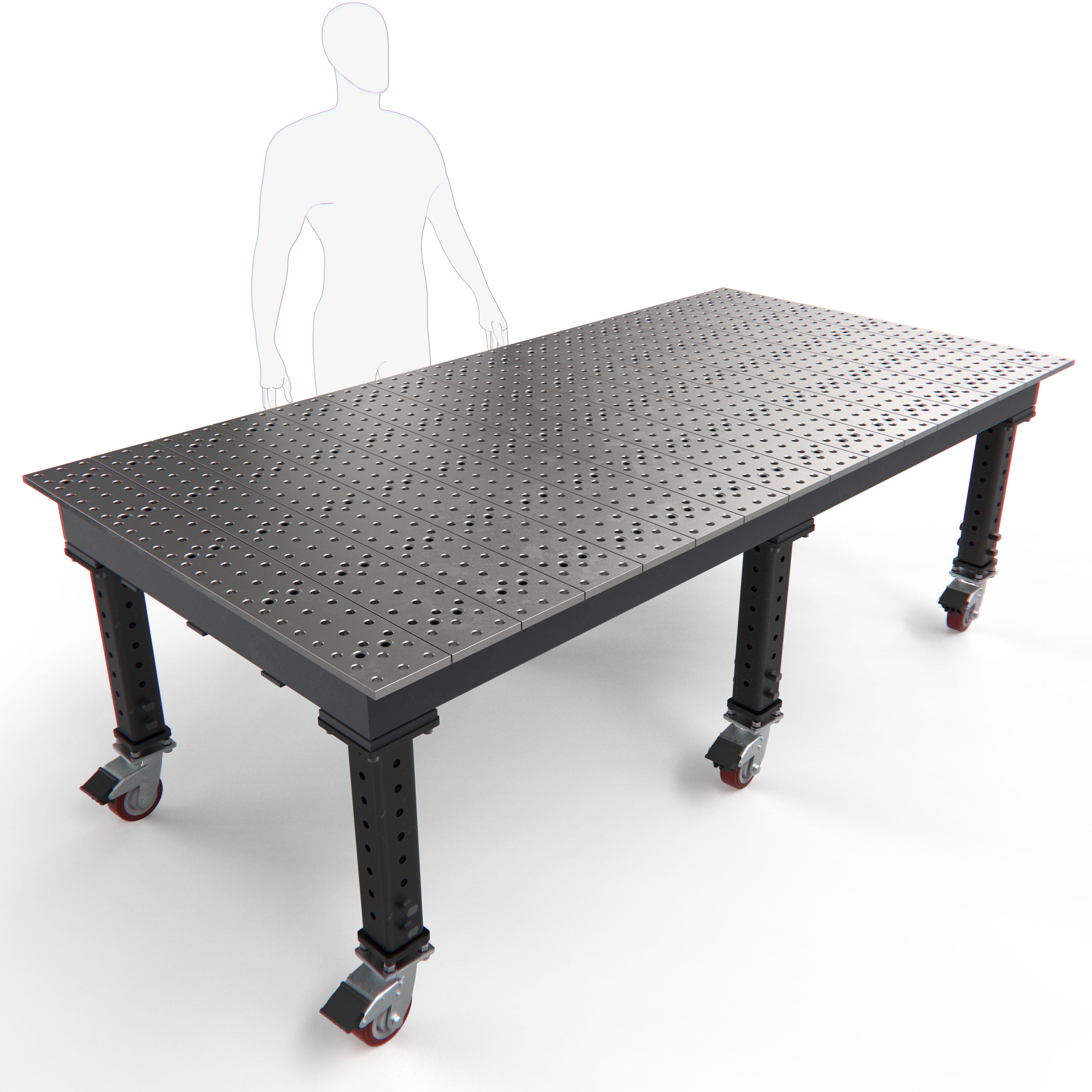 MAX 8' x 4' (96" x 48") Table, 5/8" System