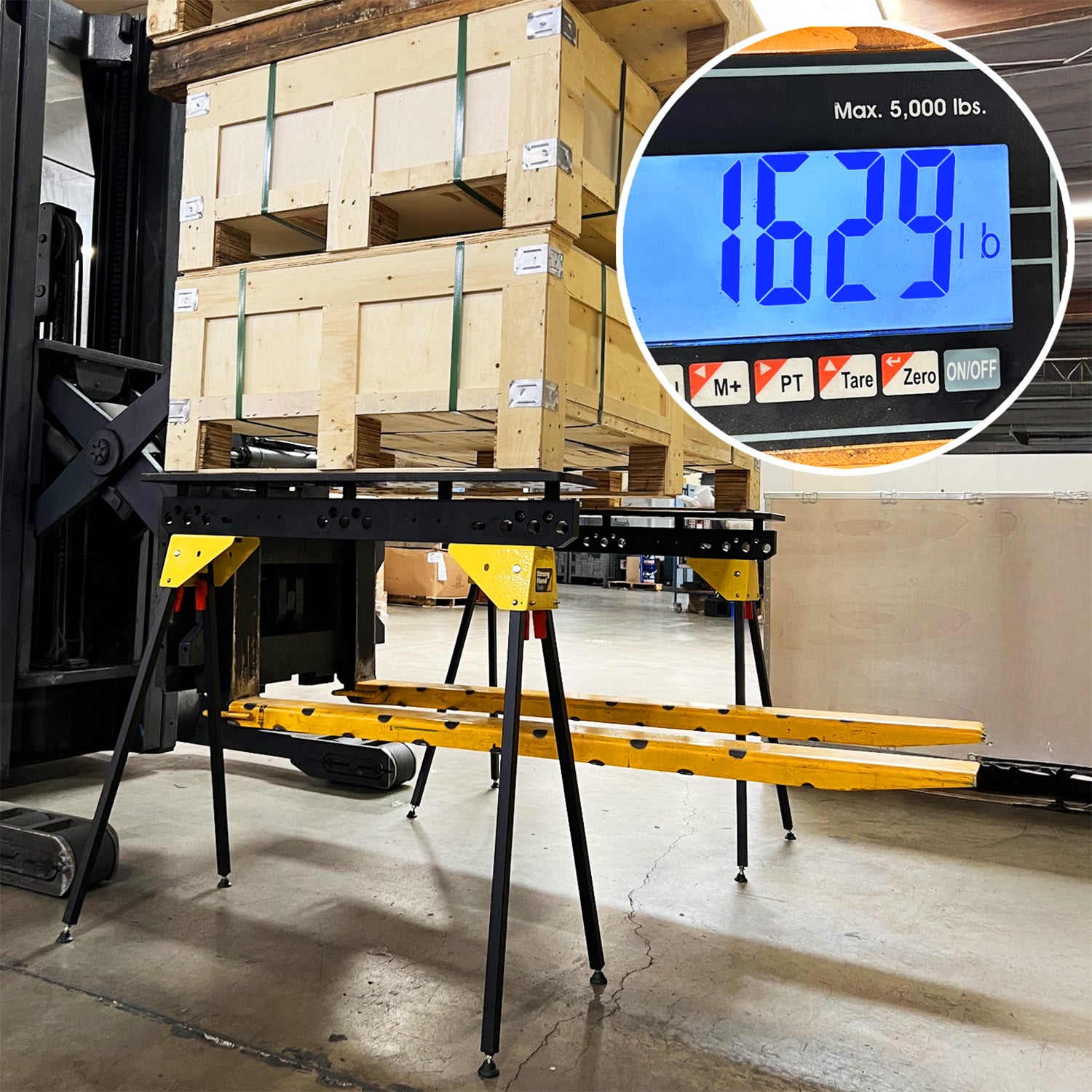 DualLink Fixturing Sawhorse Kit, Fixed Legs