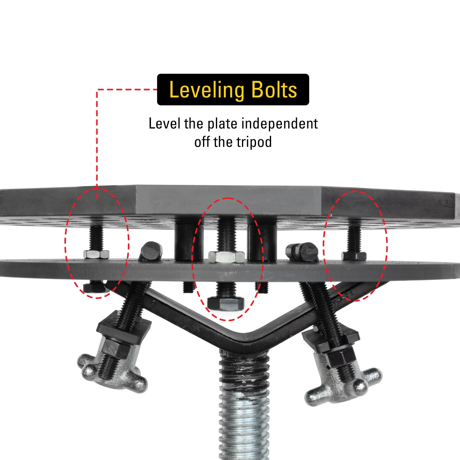 Scout Tripod, 14" Diameter, Work Stand, 5/8" System