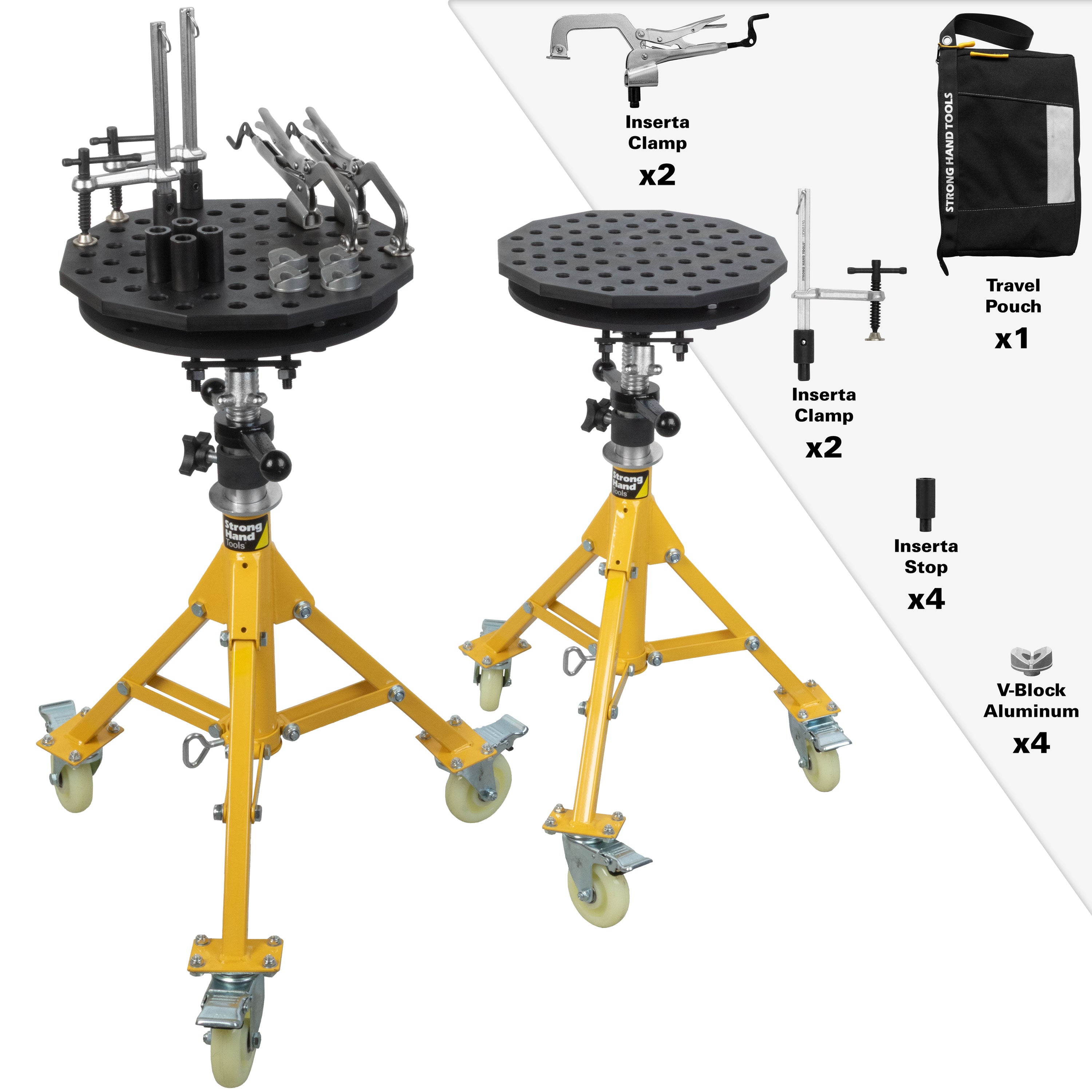 Fixturing Dual Caster Tripod Kit