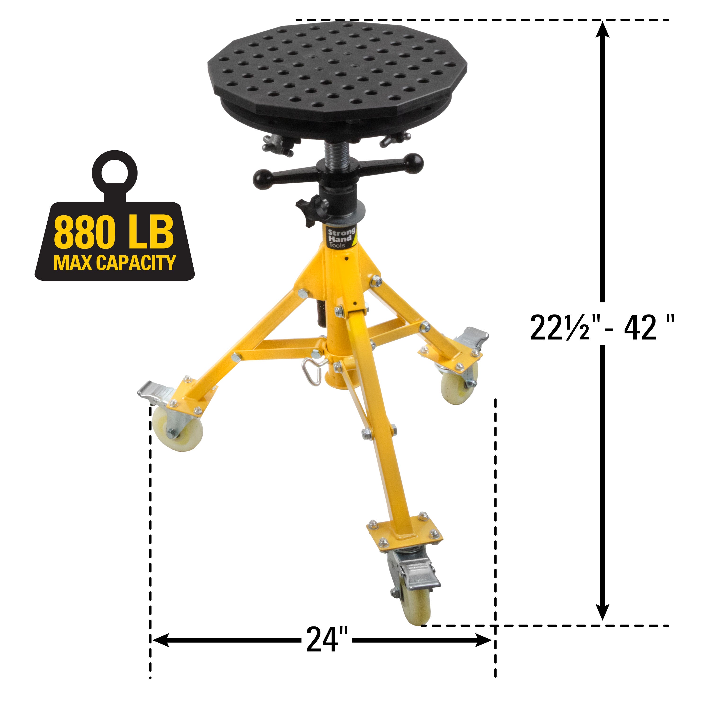 Fixturing Dual Caster Tripod Kit
