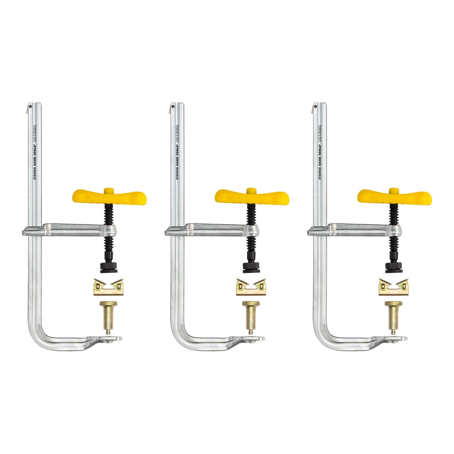 Kit de abrazadera 4 en 1, 3 piezas UG125XG-C3, capacidad de 12,5"