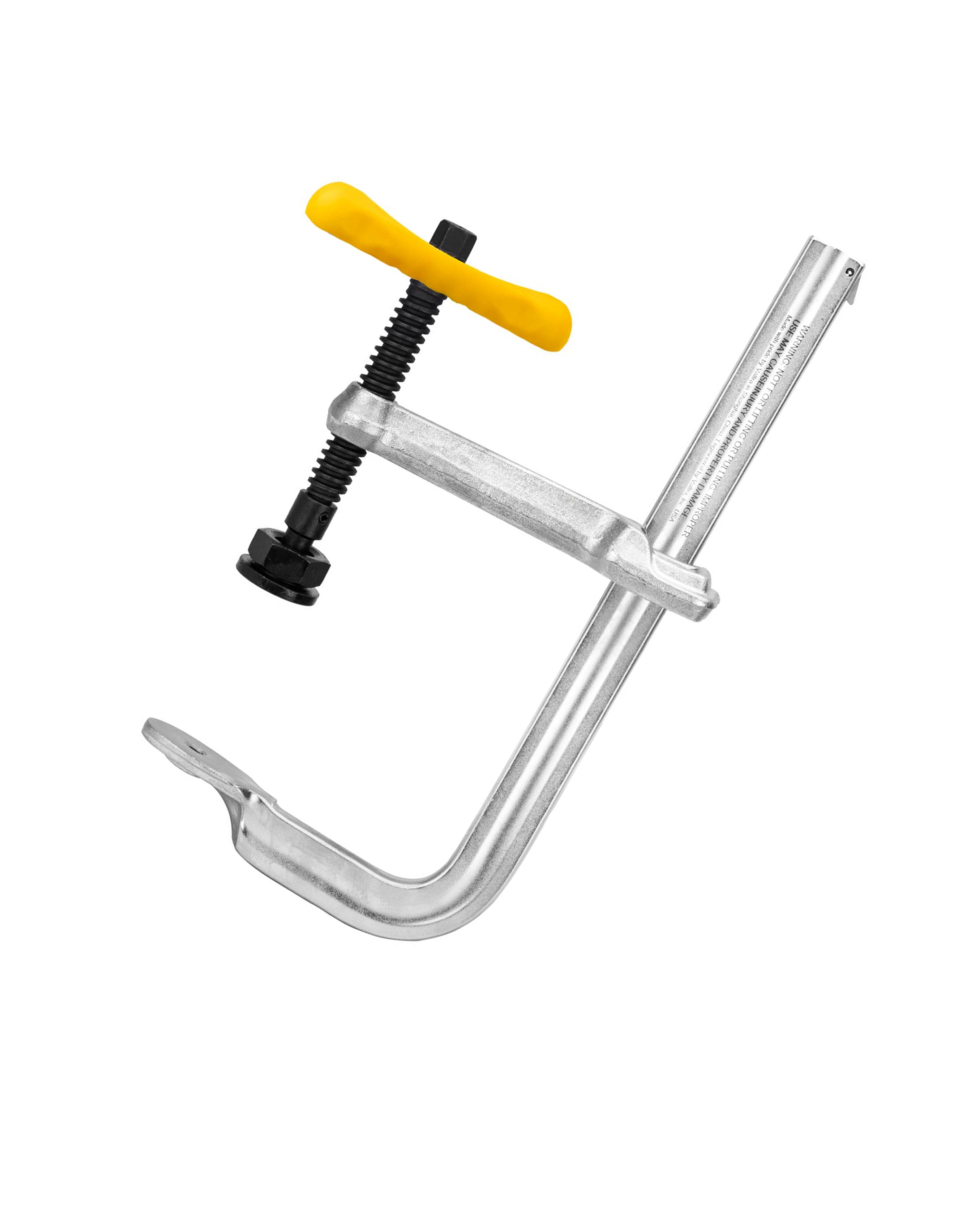 Reversible F-Clamps - 3/16" x 9/16" Rail Size, Heavy Duty Pad (UM Series)
