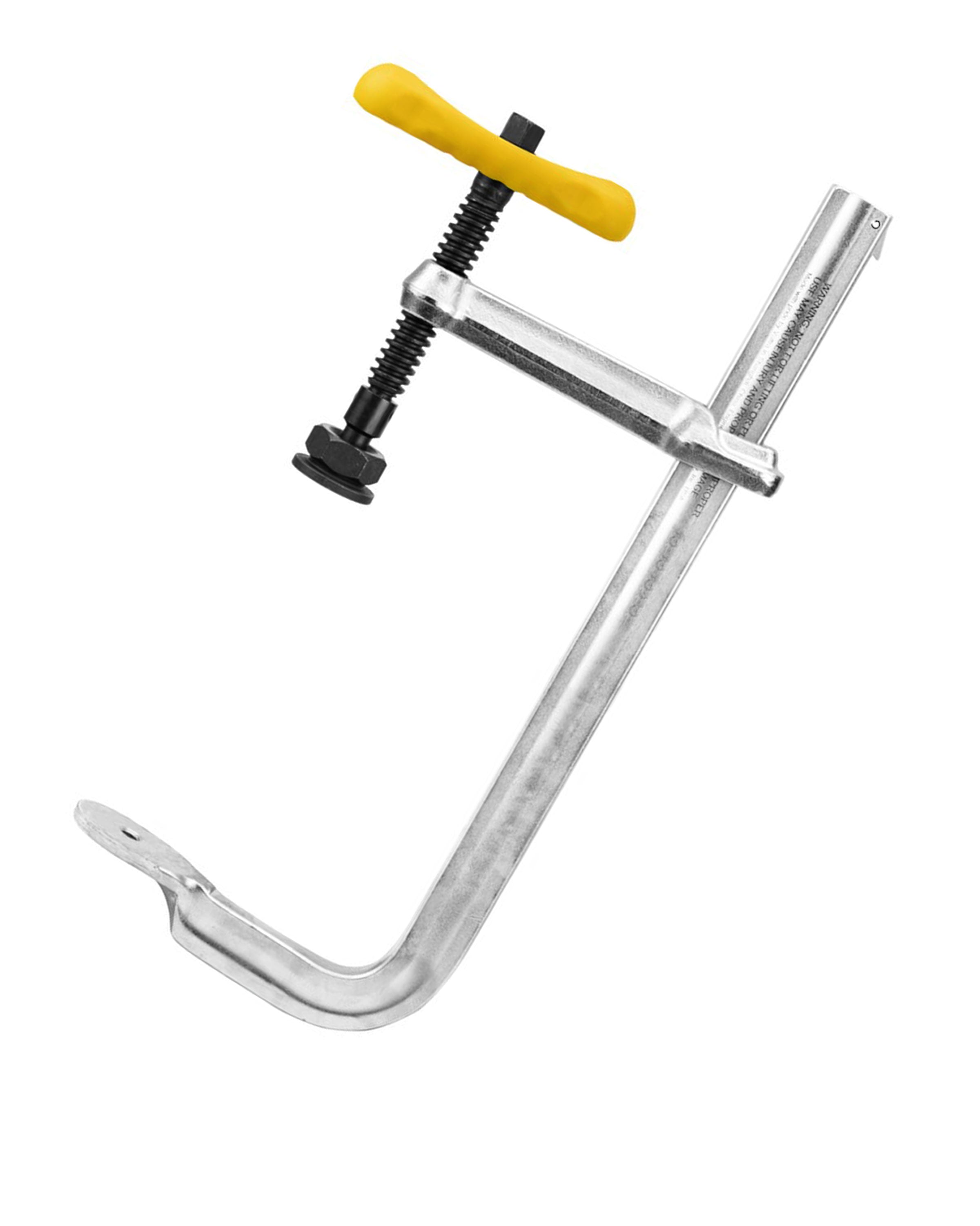 Reversible F-Clamps - 3/16" x 9/16" Rail Size, Heavy Duty Pad (UM Series)