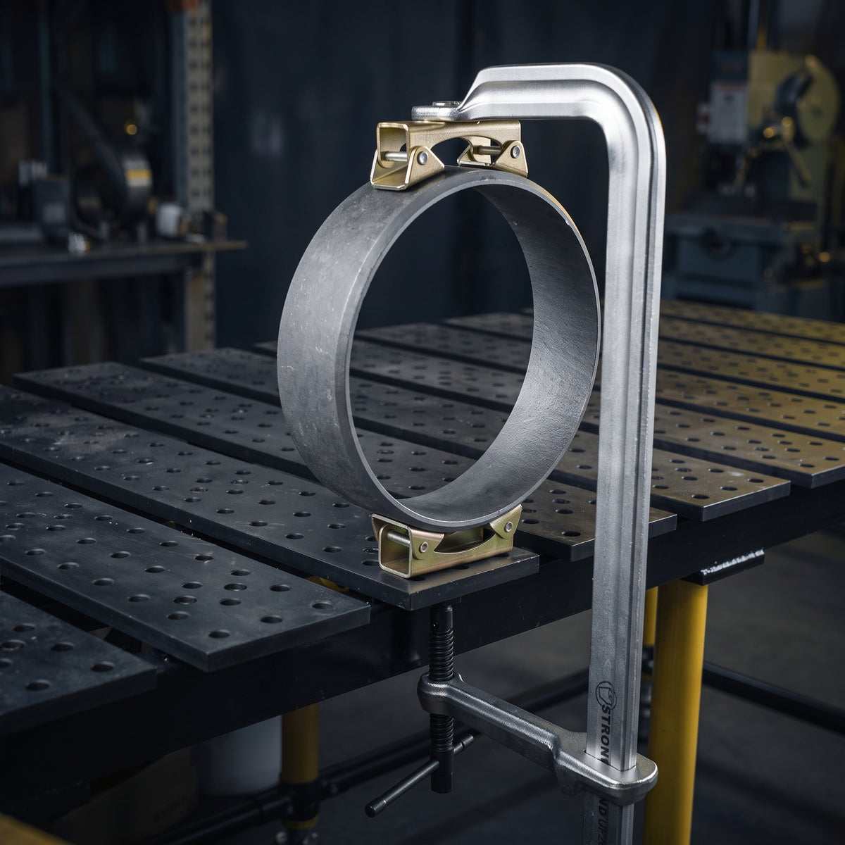Reversible F-Clamps - 3/16" x 9/16" Rail Size, Heavy Duty Pad (UM Series)