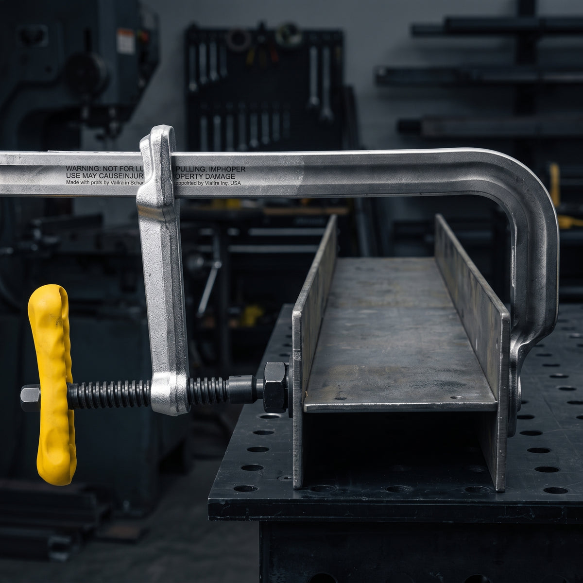 Reversible F-Clamps - 3/16" x 9/16" Rail Size, Heavy Duty Pad (UM Series)