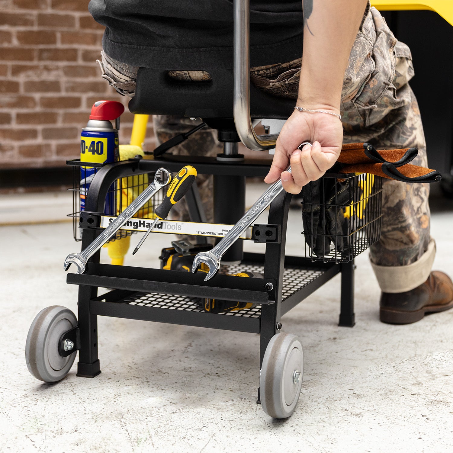 12" Magnetic Tool Bar for Work Rover Stools