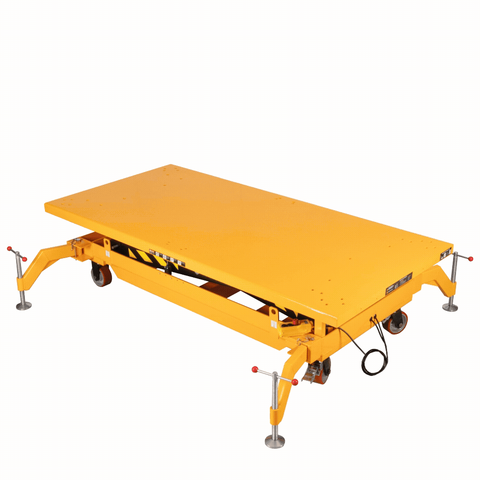 Heavy Duty Electric Hydraulic Scissor Lift, 8,800 lb Capacity