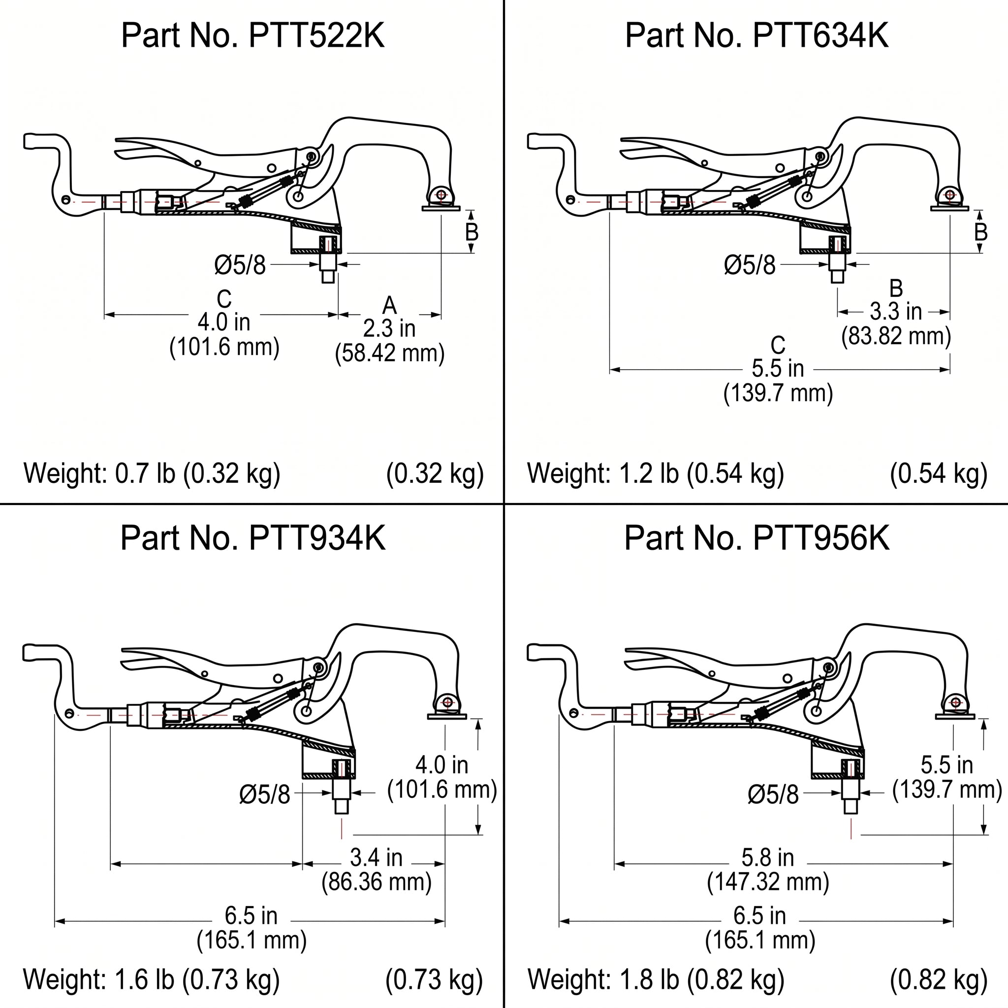 Inserta Pliers - 5/8" System Fixture