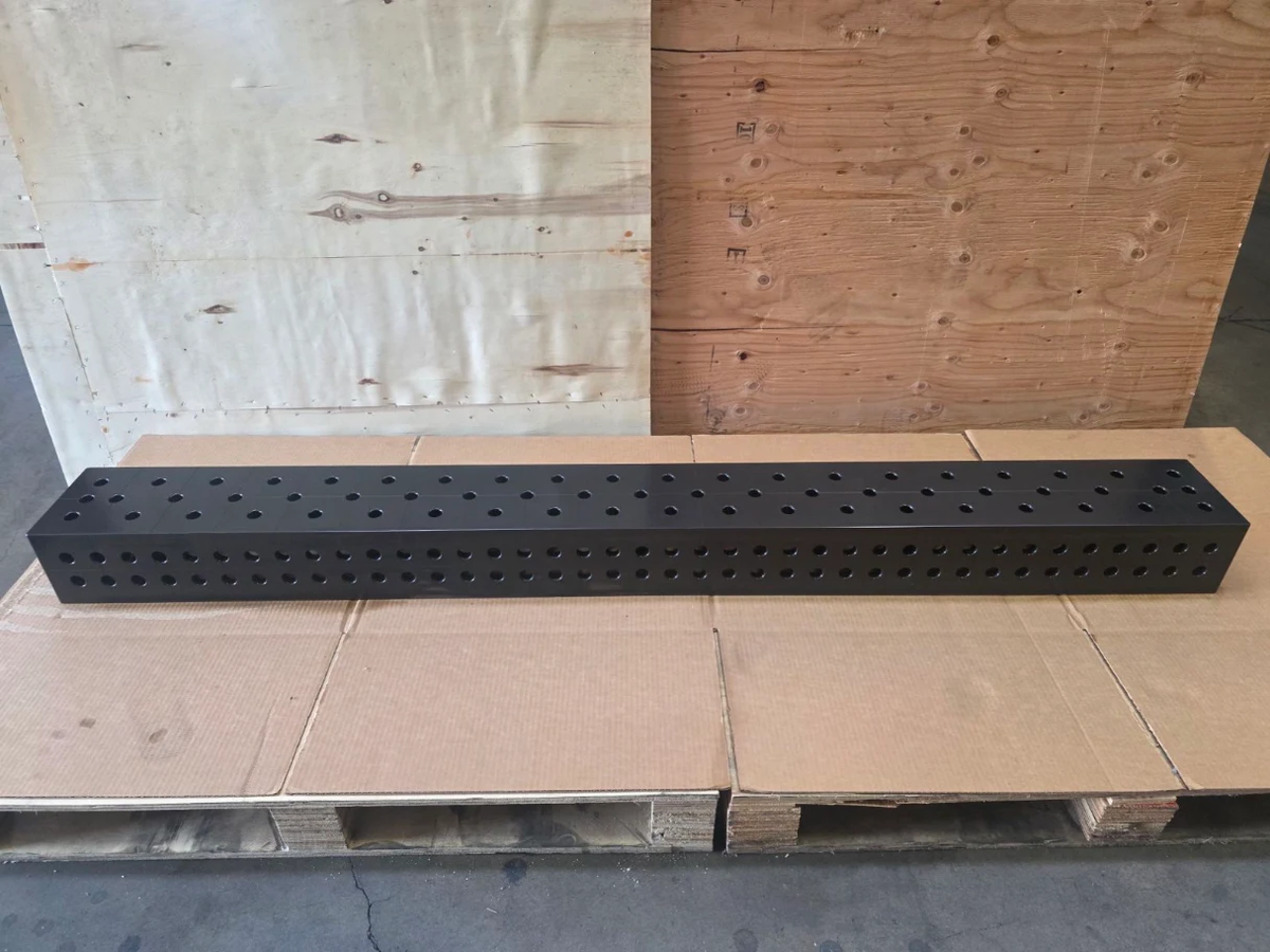 2,000x200x150mm Square U-Shape Riser Block (Plasma Nitrided), 28 mm