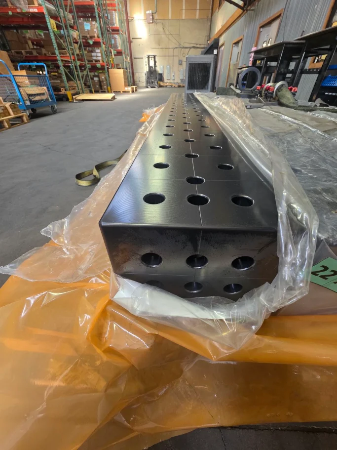 2,000x200x150mm Square U-Shape Riser Block (Plasma Nitrided), 28 mm
