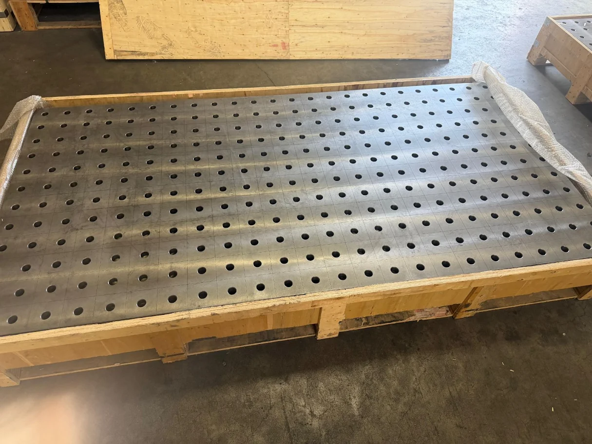 2.4 x 1.2 M 5-Sided Tabletop, Cast Iron, 28 mm (Blemished)