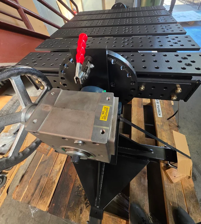 Rotary Positioner with 4' x 3' Max Slotted Tabletop, Nitrided [Blemished]