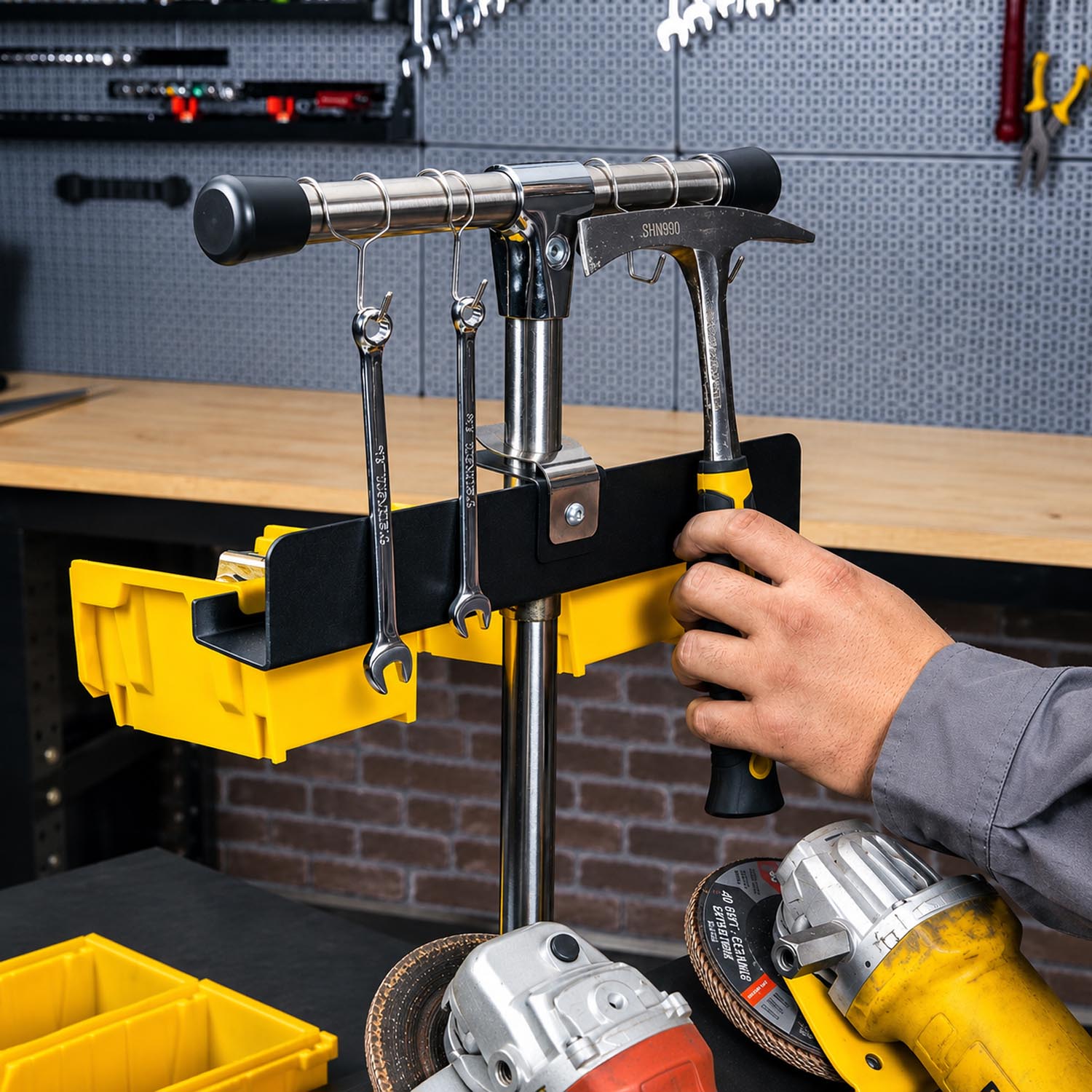 Magnetic Dual Grinder Storage