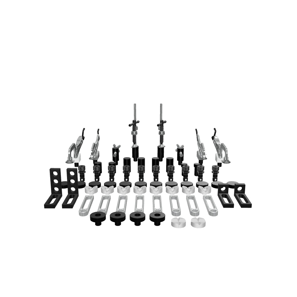 66-pc. Fixturing Kit, Fit 5/8 Holes