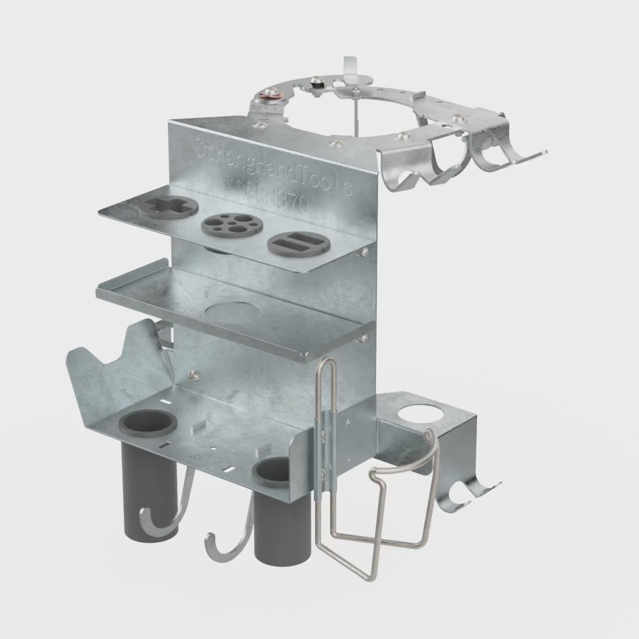 Load video: Gas Cylinder Tool Organizer