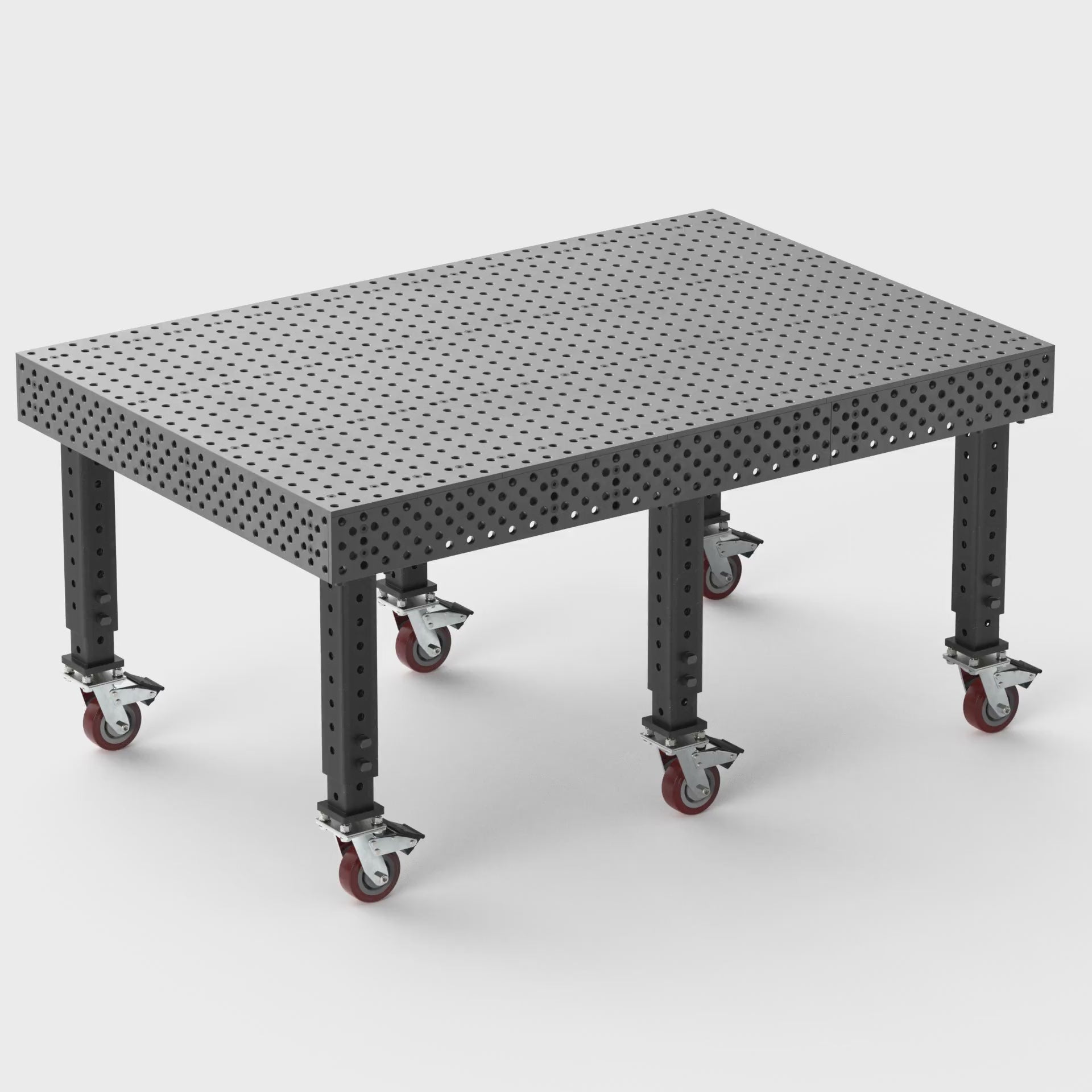 Load video: Alpha, 5-Sided, 6' x 4' (72" x 48") Table, 5/8" System