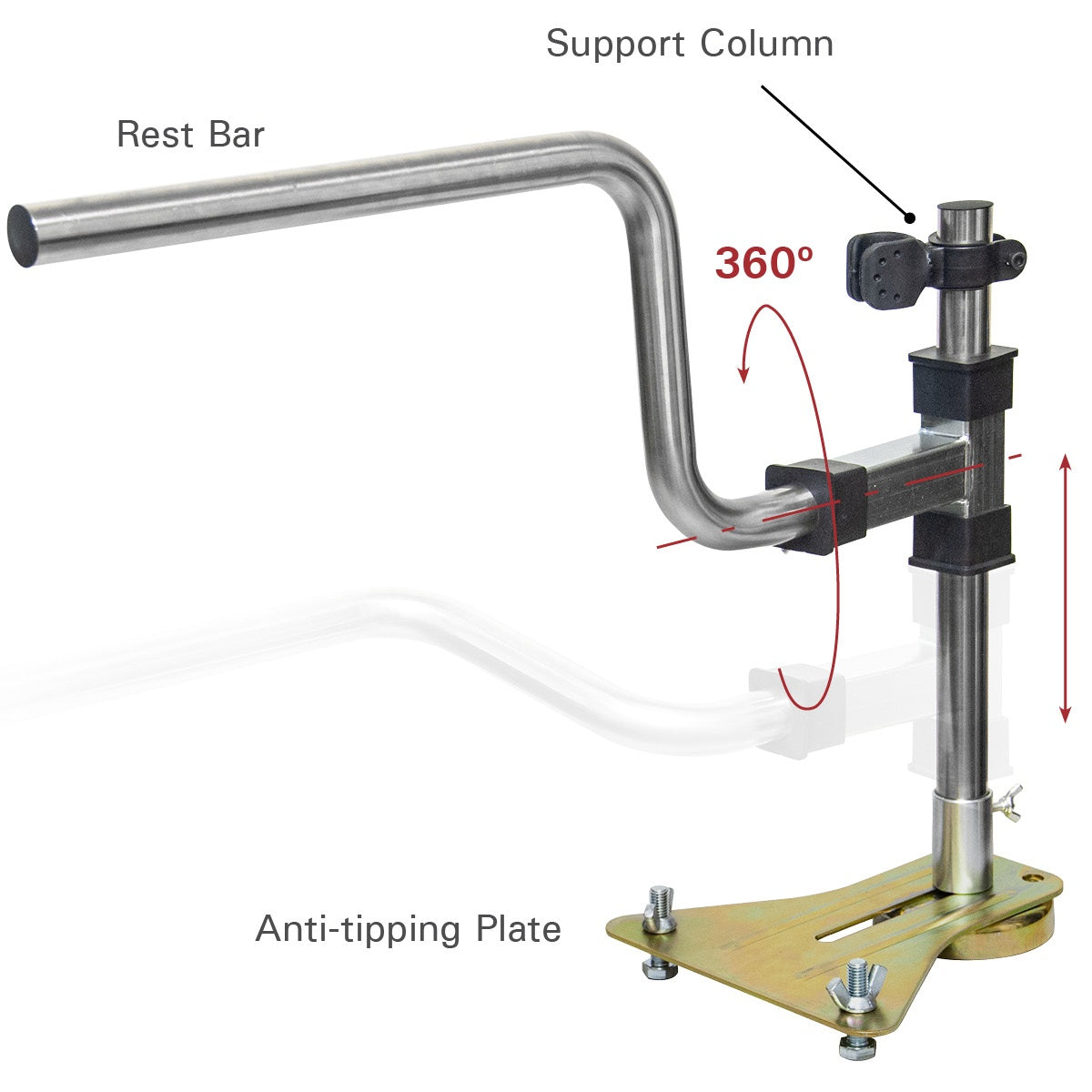 Reposamuñecas ajustable 